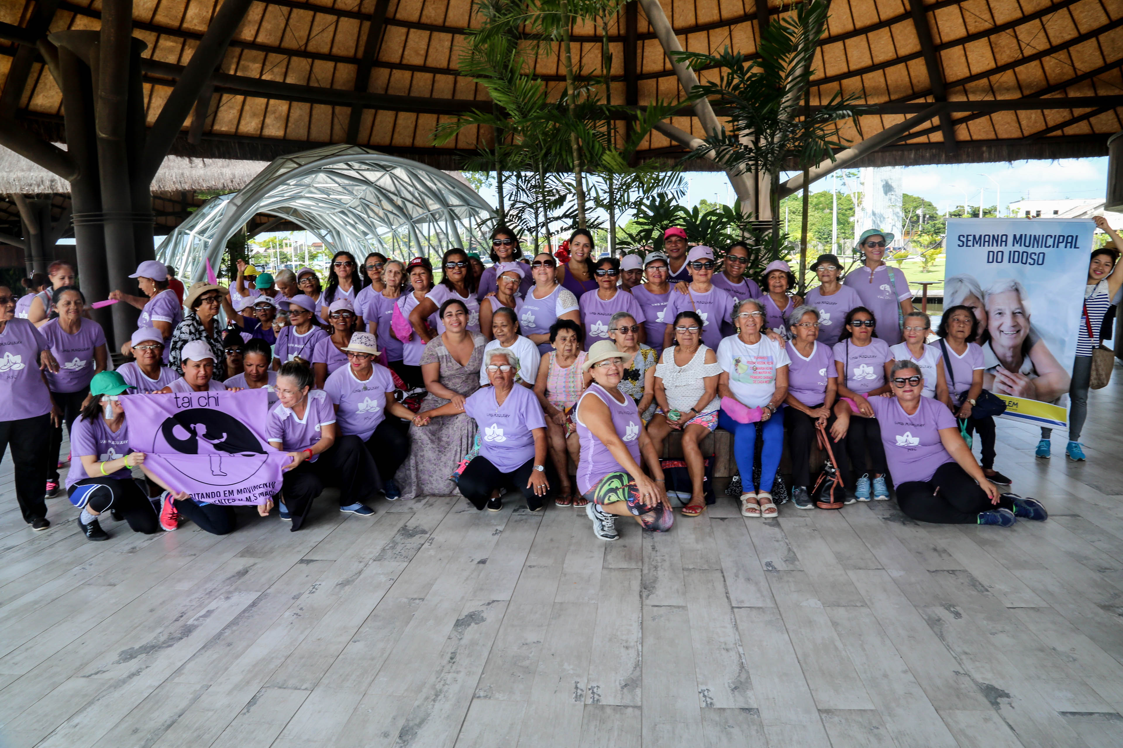 Semana Municipal do Idoso encerra com caminhada no Parque do Utinga