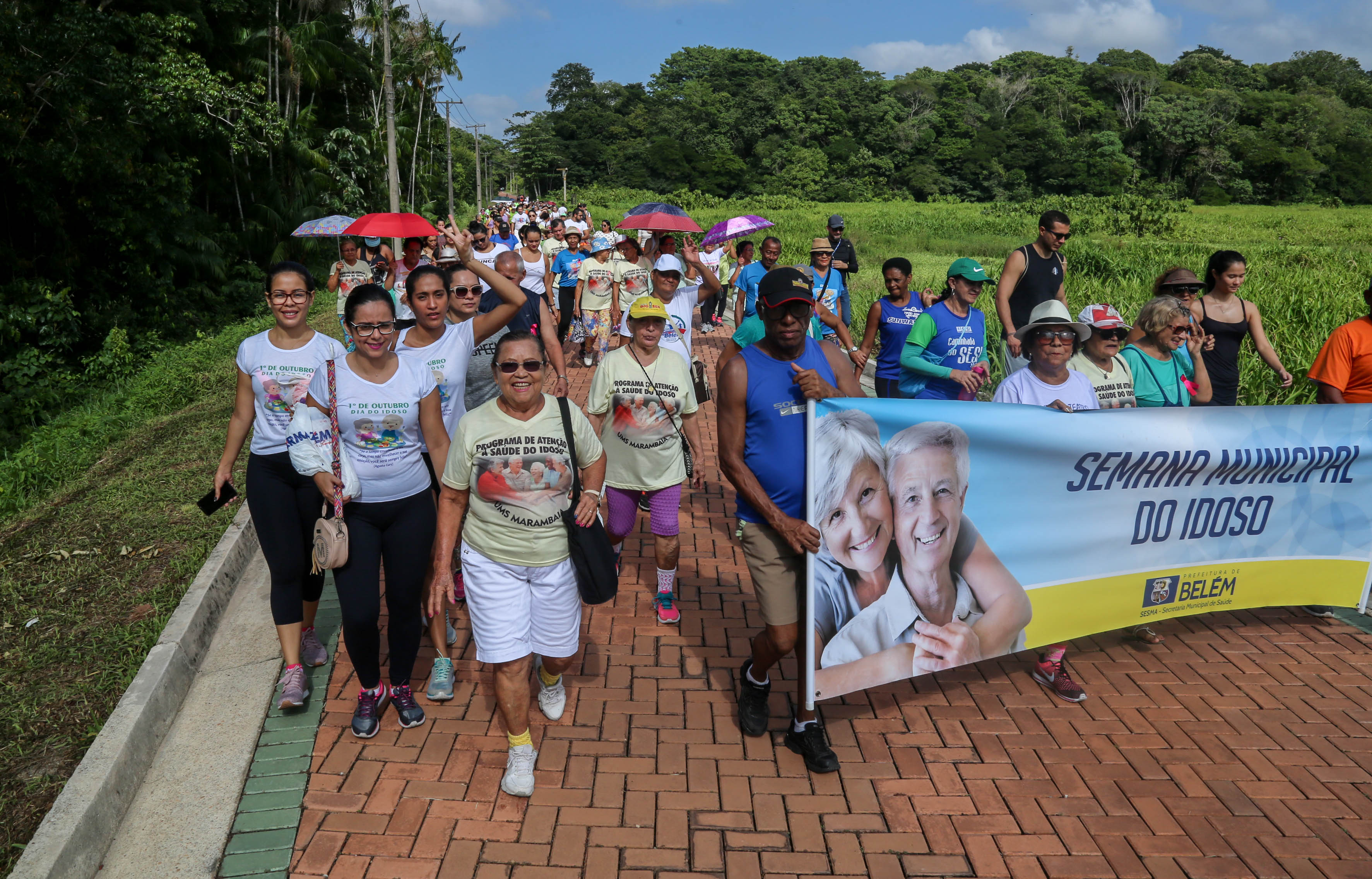 Semana Municipal do Idoso encerra com caminhada no Parque do Utinga