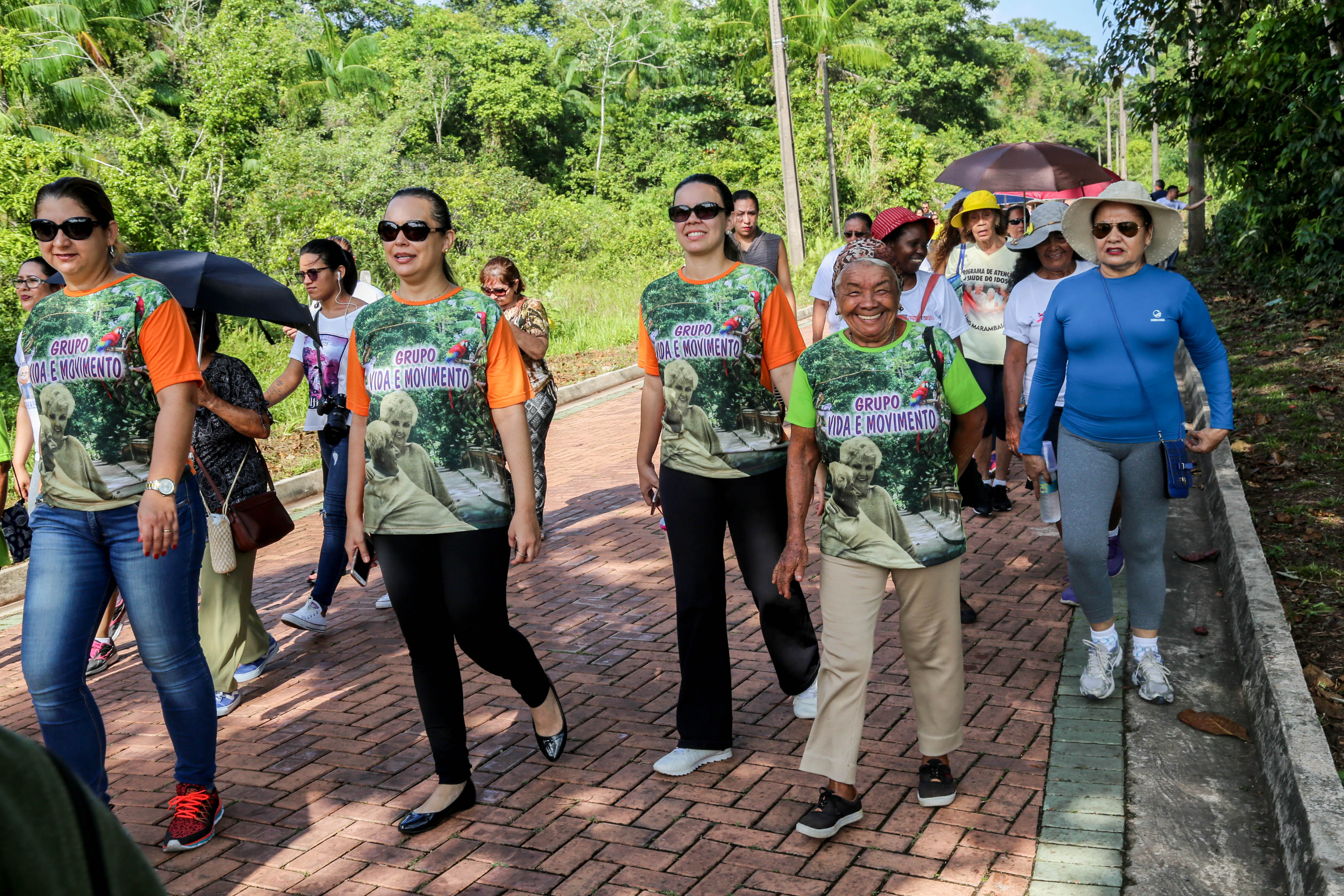 Semana Municipal do Idoso encerra com caminhada no Parque do Utinga