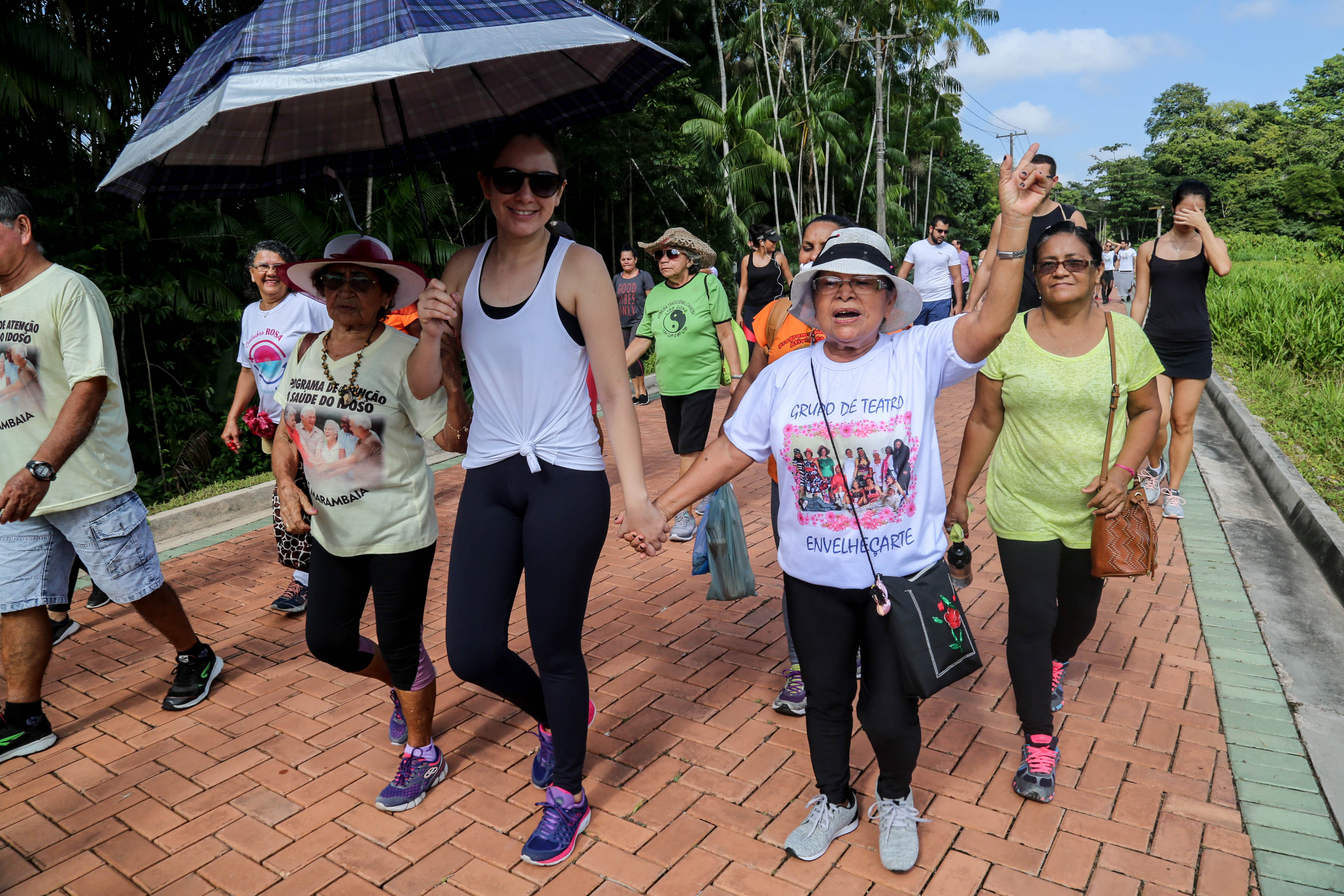 Semana Municipal do Idoso encerra com caminhada no Parque do Utinga