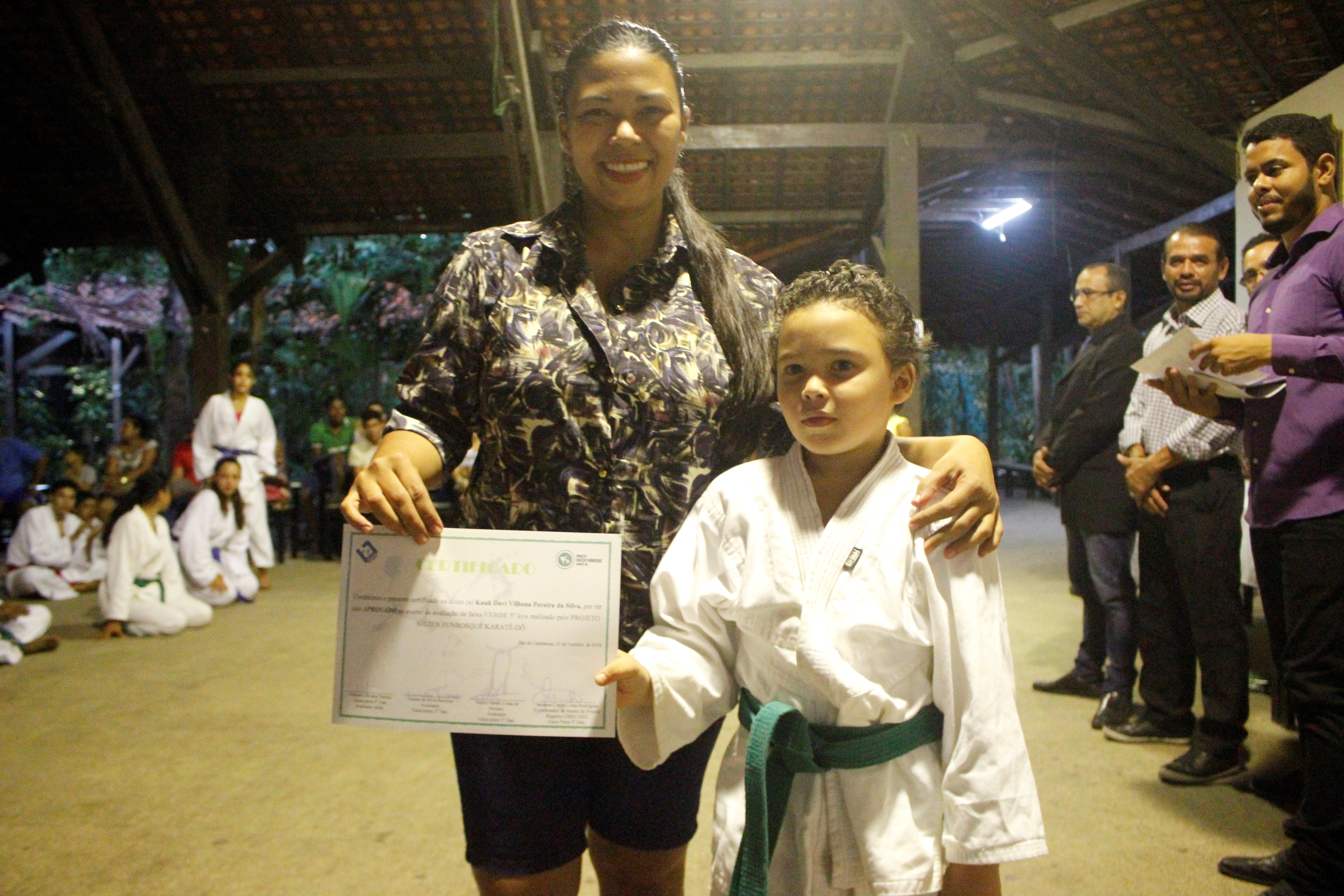 Em Outeiro, projeto “Shinzen Funbosque Karatê-Dô” promove exame de troca de faixa