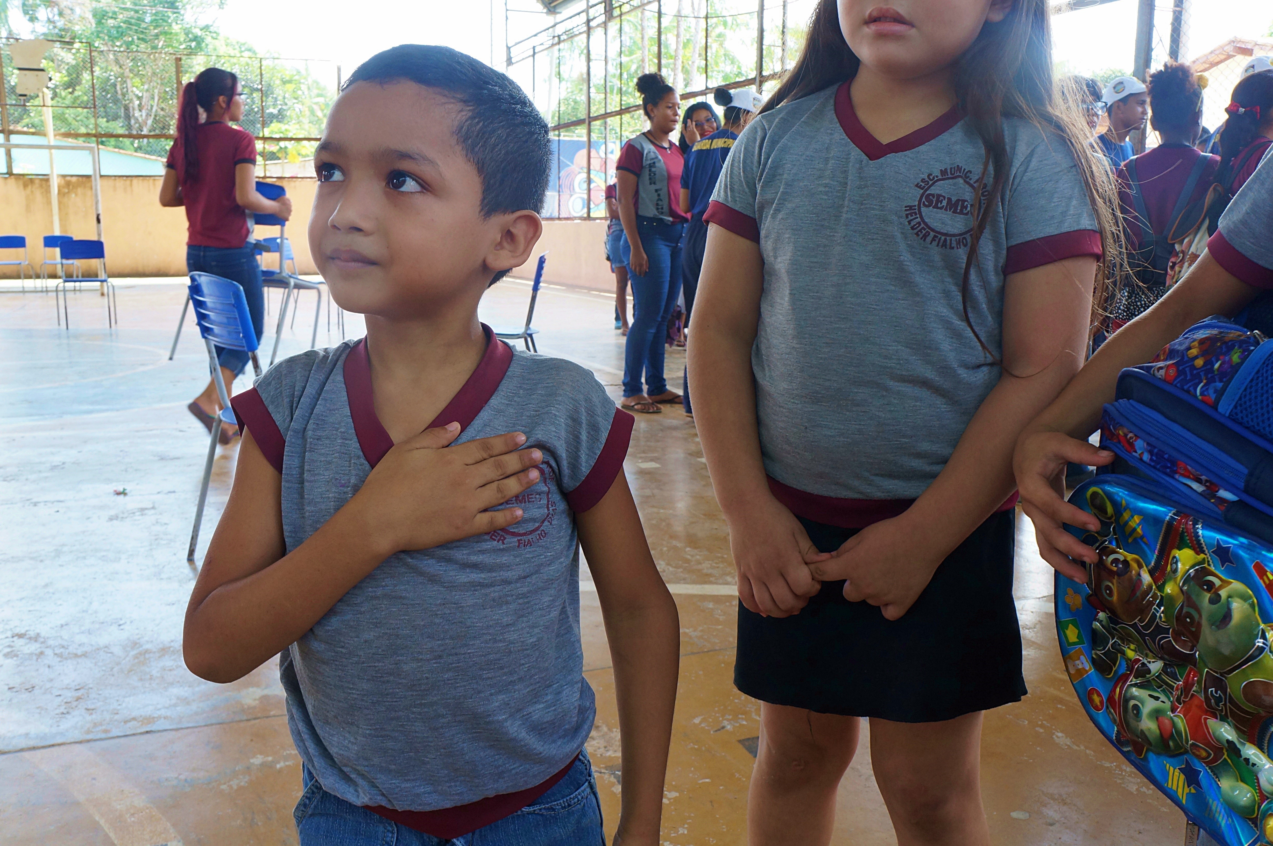 "Guarda Amigo da Escola" realiza ação em escola de Outeiro