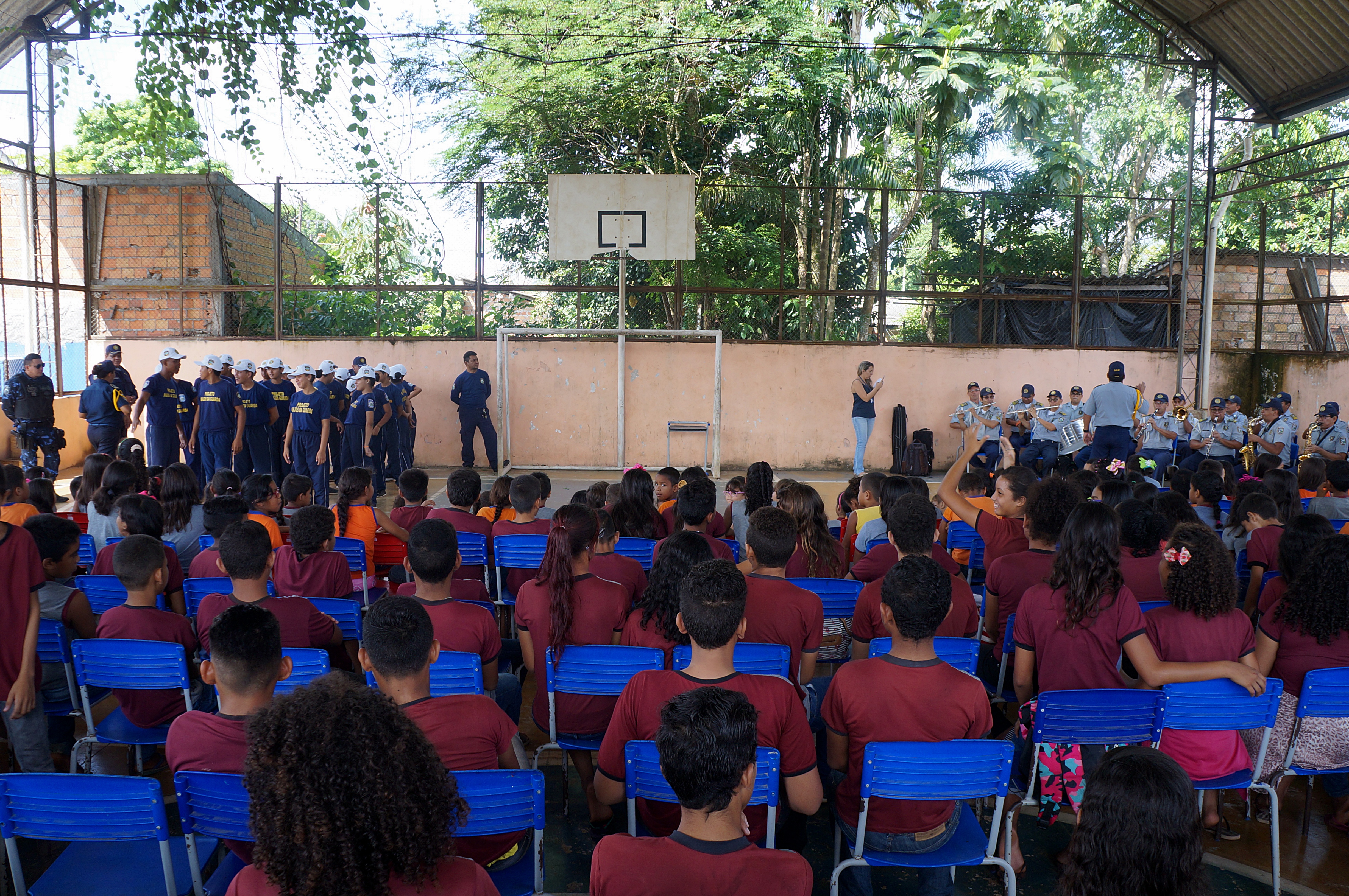 "Guarda Amigo da Escola" realiza ação em escola de Outeiro