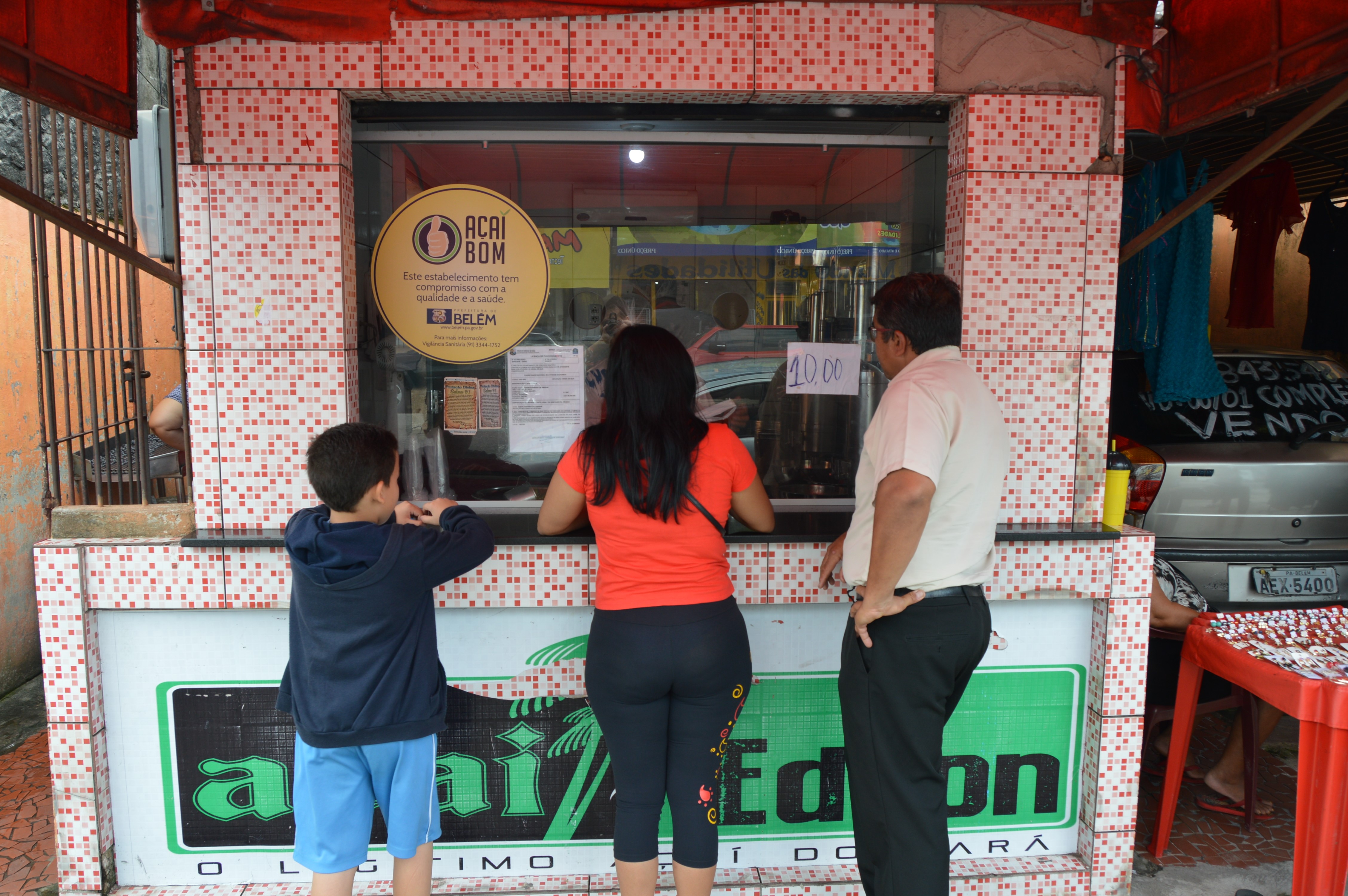 Selo certifica pontos de venda de açaí que cumprem normas de higiene