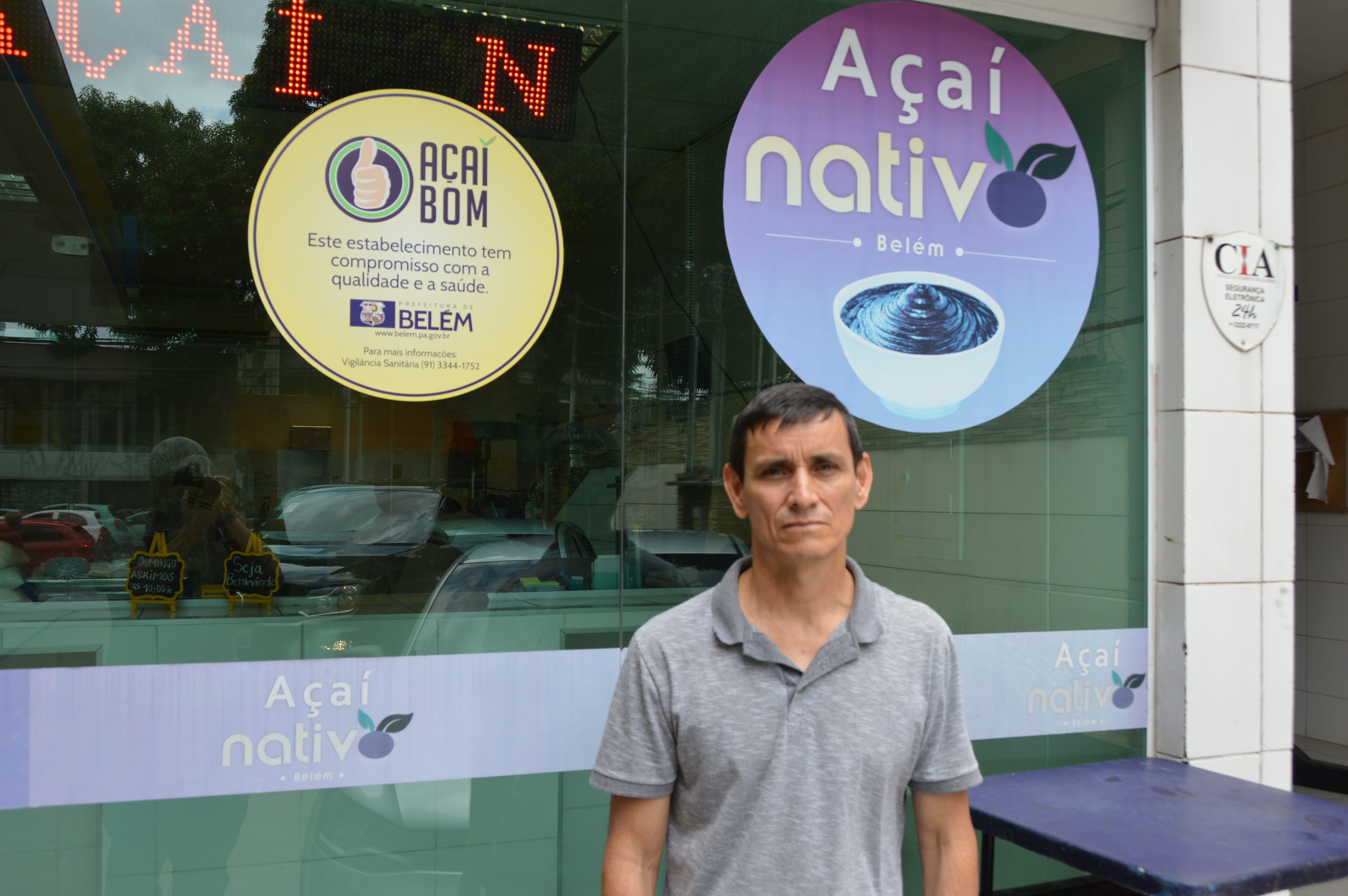 Selo certifica pontos de venda de açaí que cumprem normas de higiene