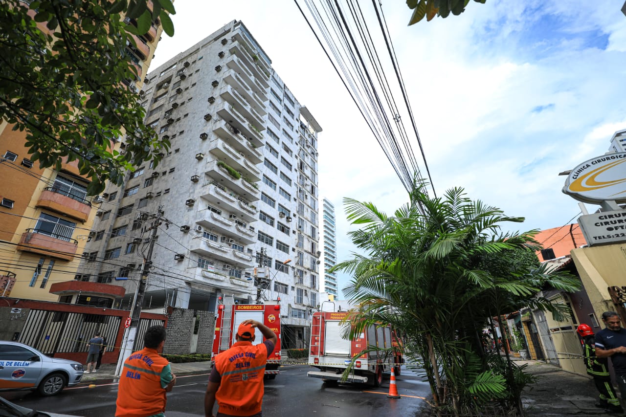 Órgãos da Prefeitura de Belém atuam na vistoria do Edifício Cristo Rei