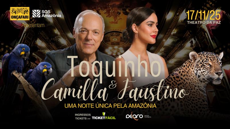 Toquinho faz show beneficente com renda para a Amazônia na COP30