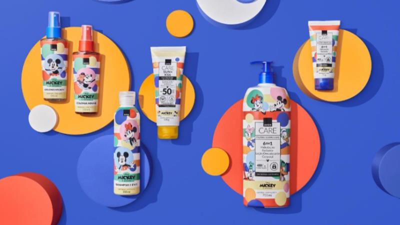 Novos produtos das linhas Avon Care e Casa & Estilo inspirados em Mickey & Amigos celebram o cuidado familiar