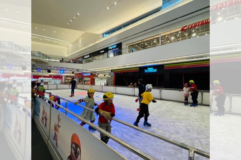 Bosque Ice Park traz pista de patinação no gelo para Belém