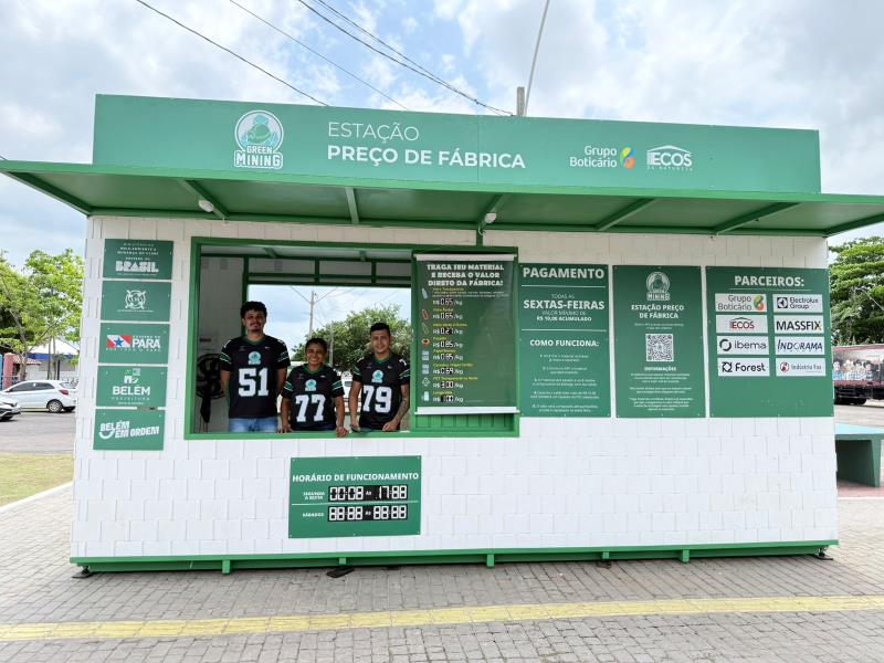 Estação Preço de Fábrica é inaugurada em Belém durante a COP, fortalecendo a economia circular na Amazônia