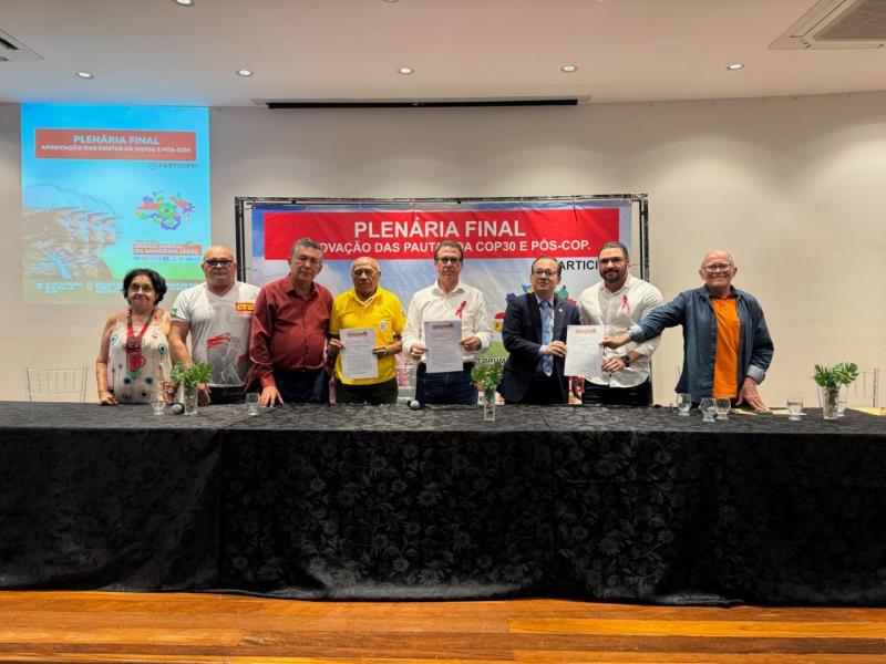 Trabalhadores da Amazônia definem pauta histórica para a COP30 em Belém