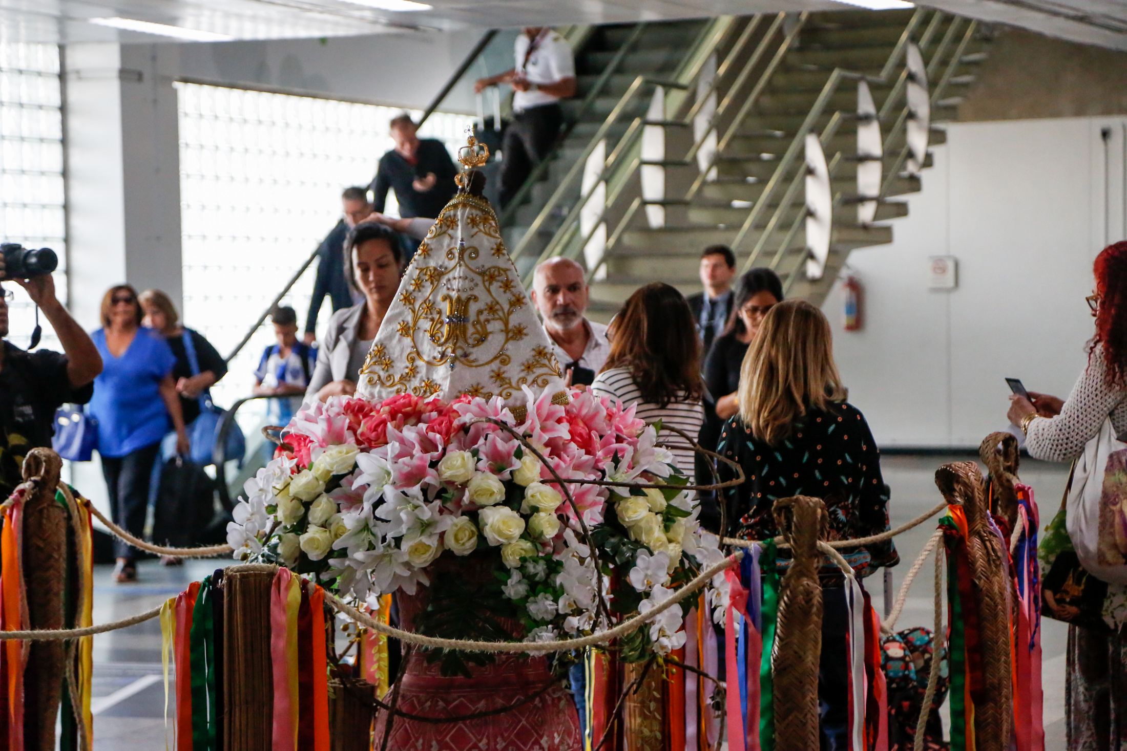 Receptivo da Prefeitura de Belém no Aeroporto acolhe turistas com festa e muita informação