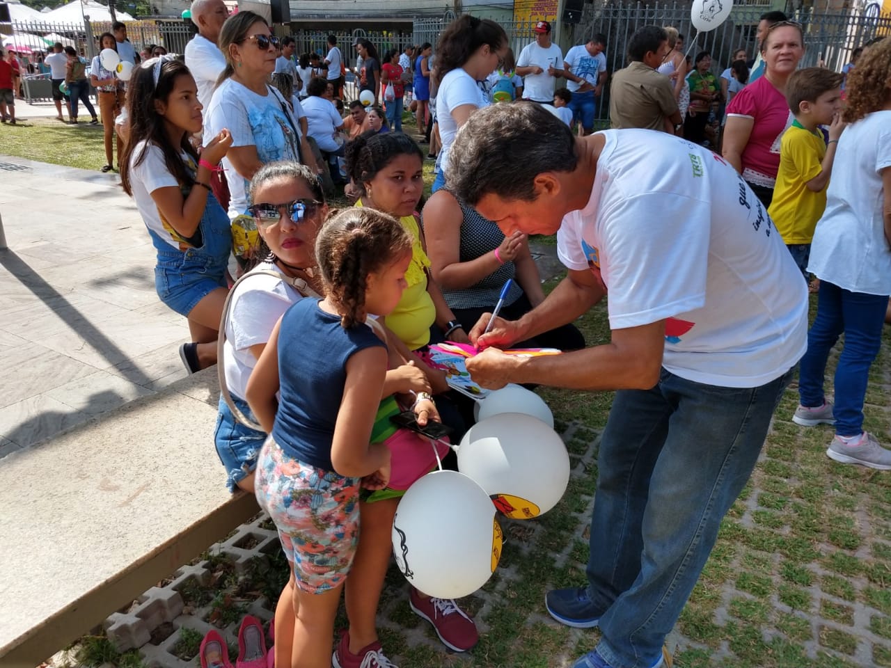 Prefeitura realiza ação de combate ao trabalho infantil no Círio das Crianças