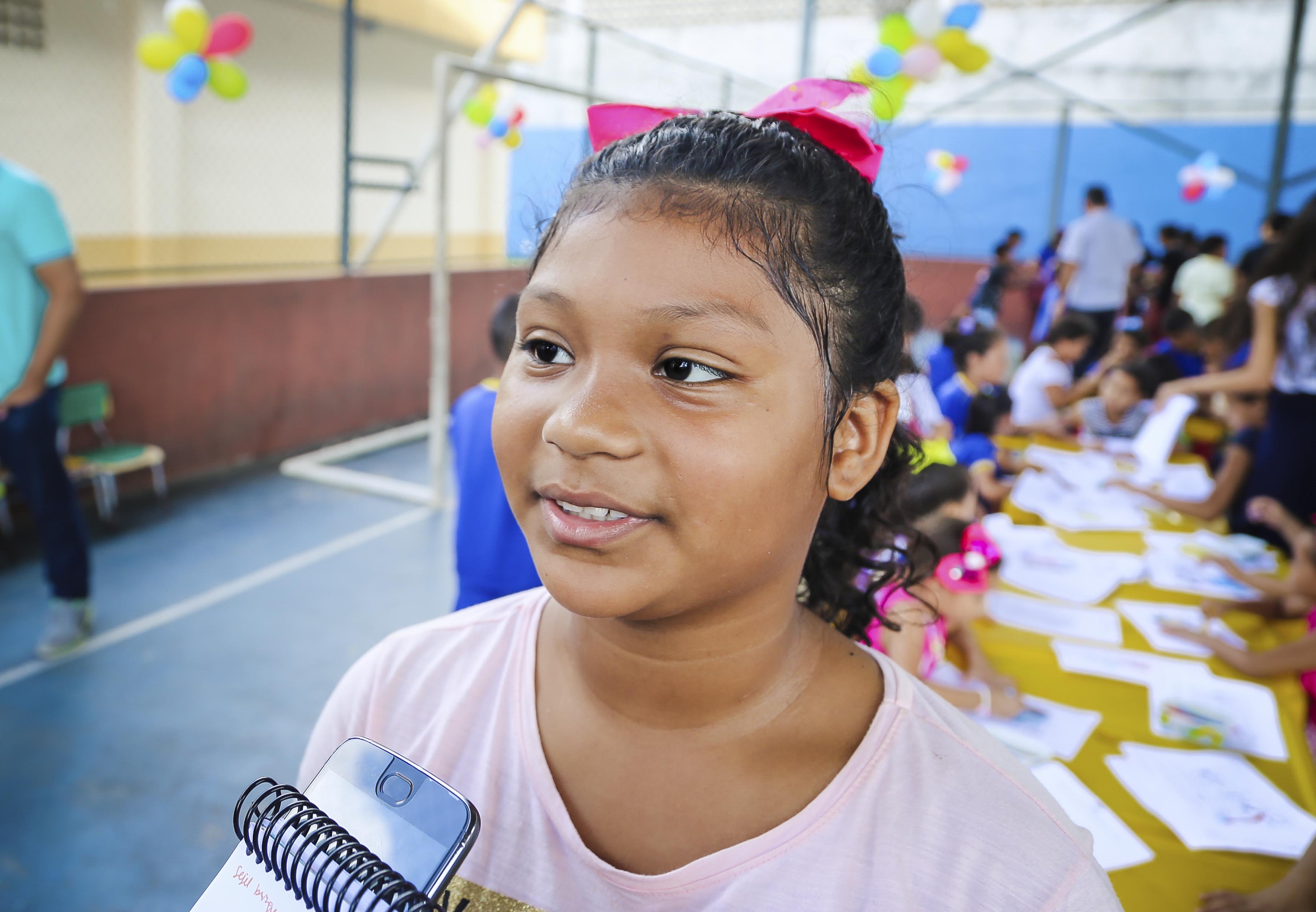 Escola Palmira Gabriel comemora o mês das crianças