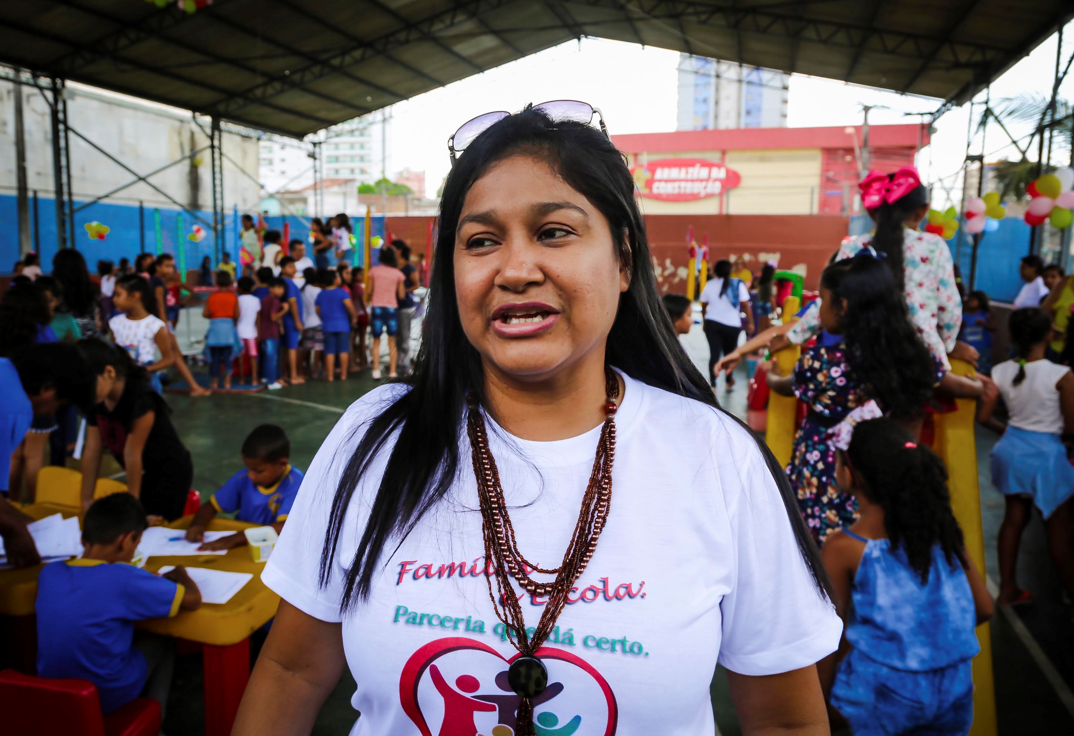 Escola Palmira Gabriel comemora o mês das crianças
