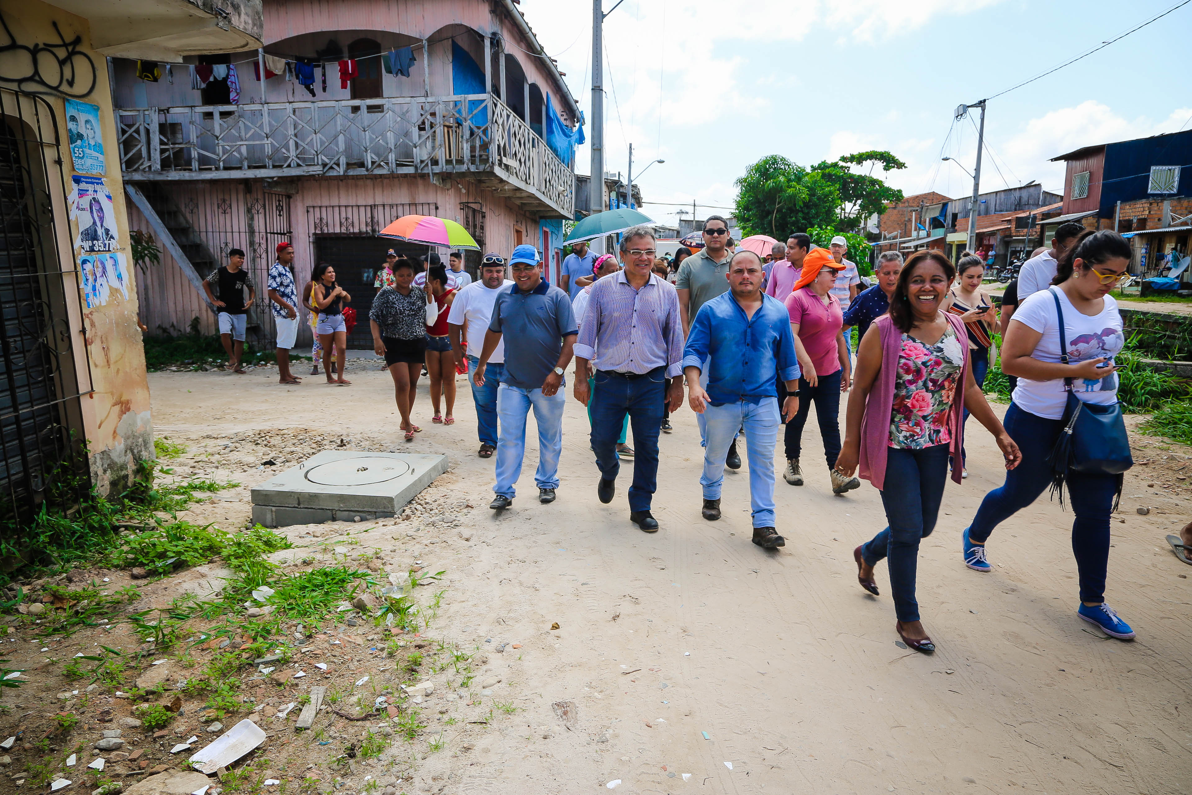 Bairro do Marco recebe obras para melhorar escoamento da água da chuva