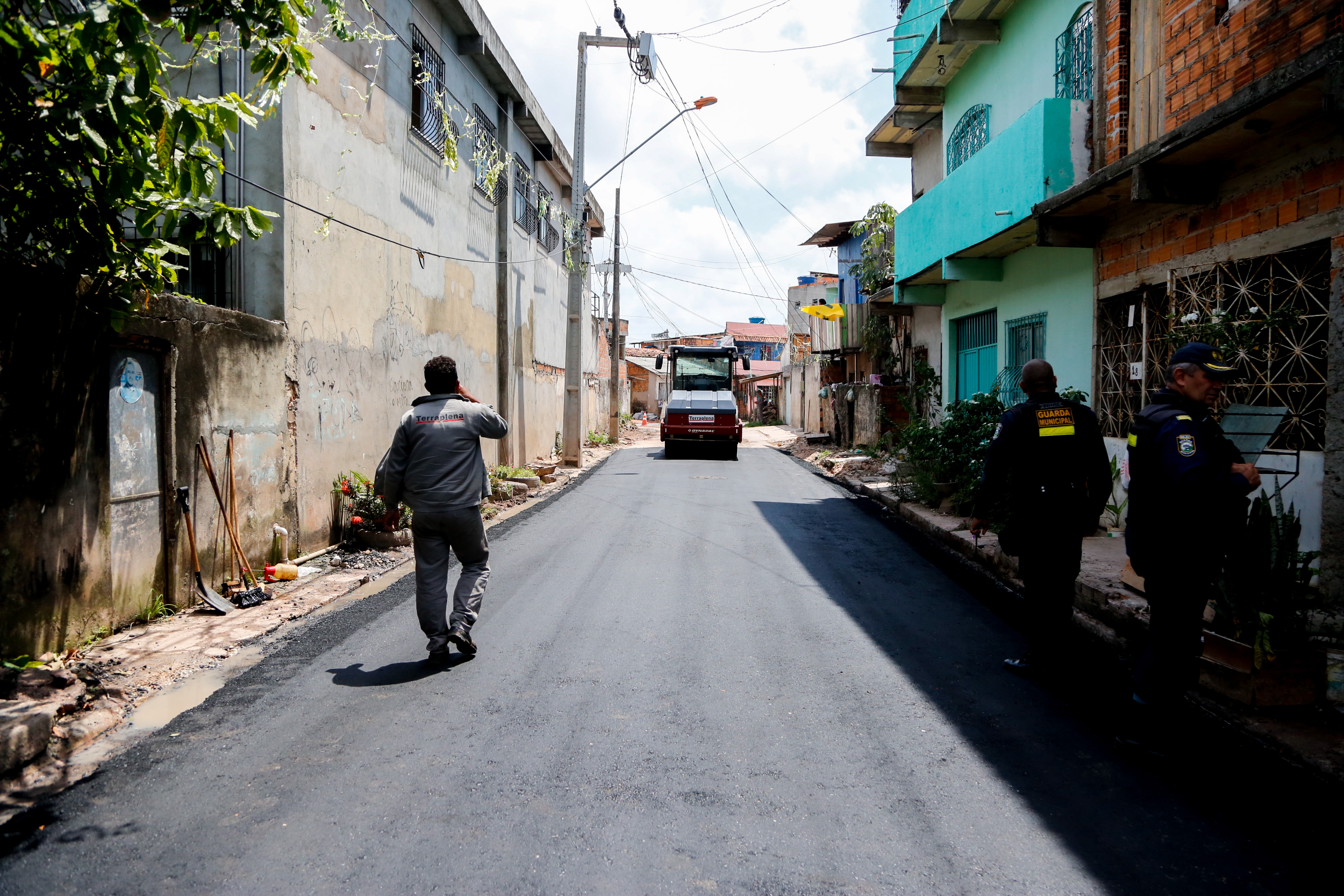 Obras de recapeamento asfáltico beneficiam moradores do Guamá