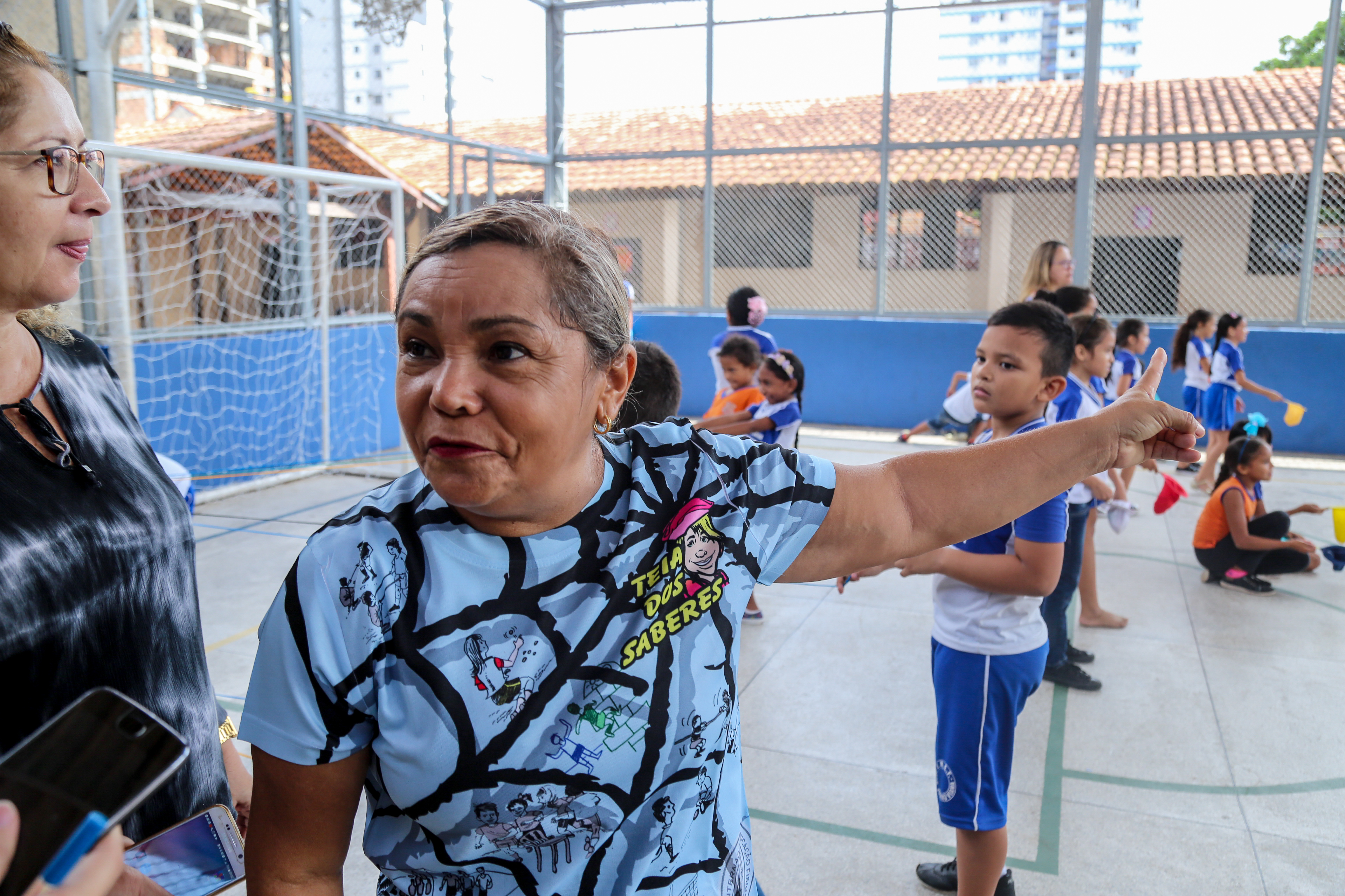 “Teia dos Saberes” combina ensino e recreação na Escola Josino Viana