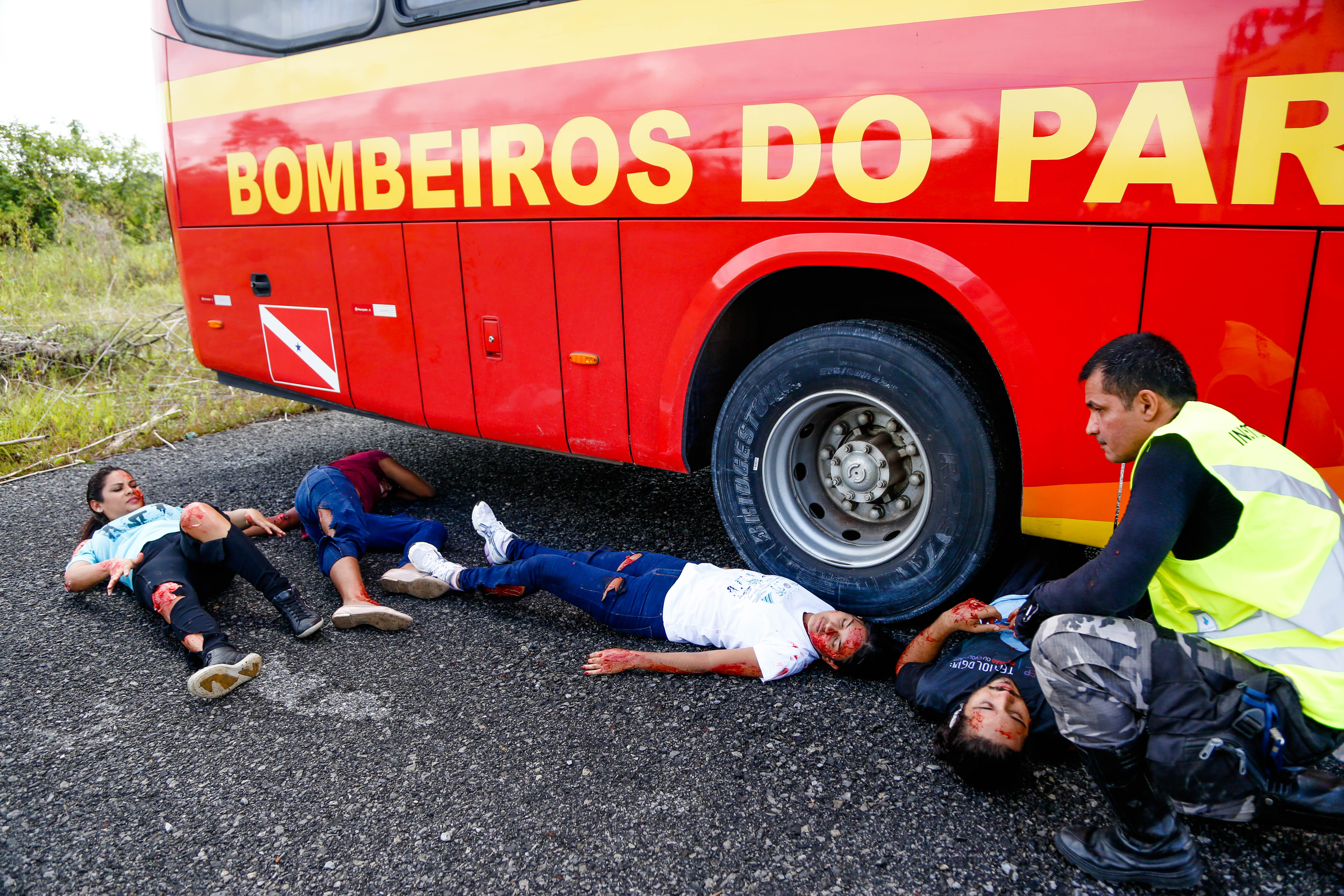 Samu 192 treina equipes para atuação em acidentes com várias vítimas