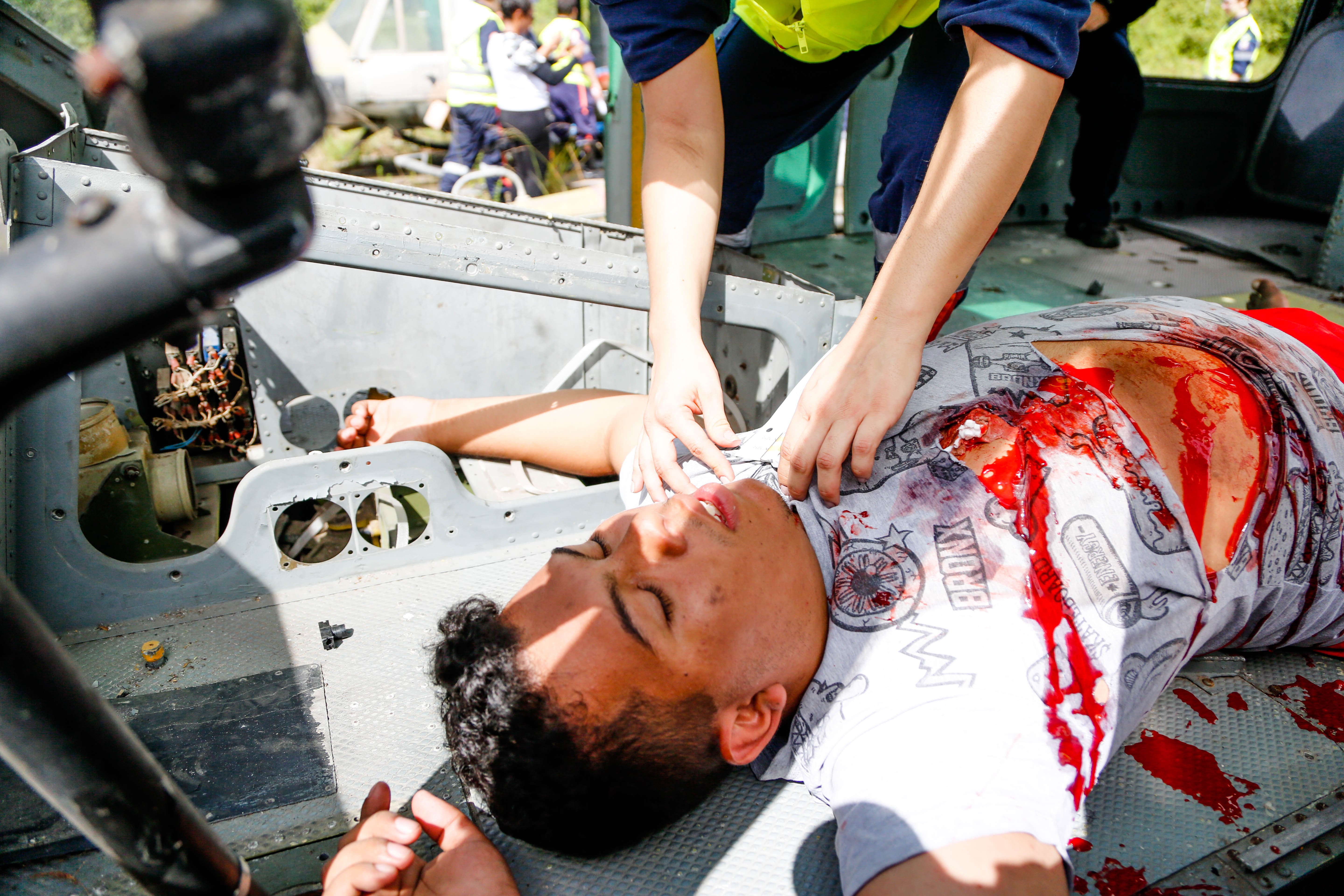 Samu 192 treina equipes para atuação em acidentes com várias vítimas