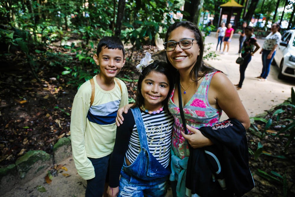 Programação natalina faz a alegria dos visitantes do Bosque Rodrigues Alves