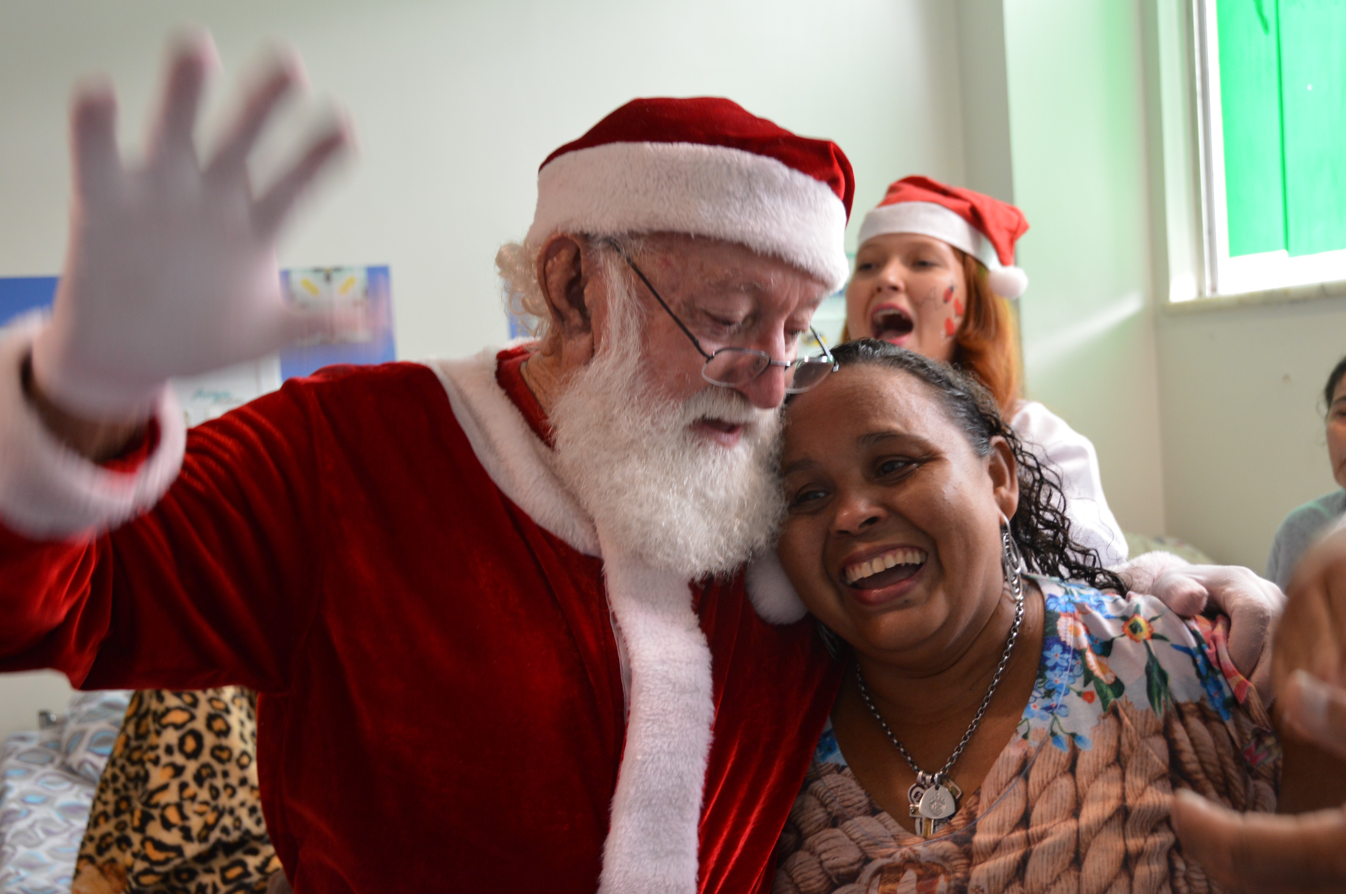 Natal antecipado faz a alegria de pacientes do HPSM Mário Pinotti