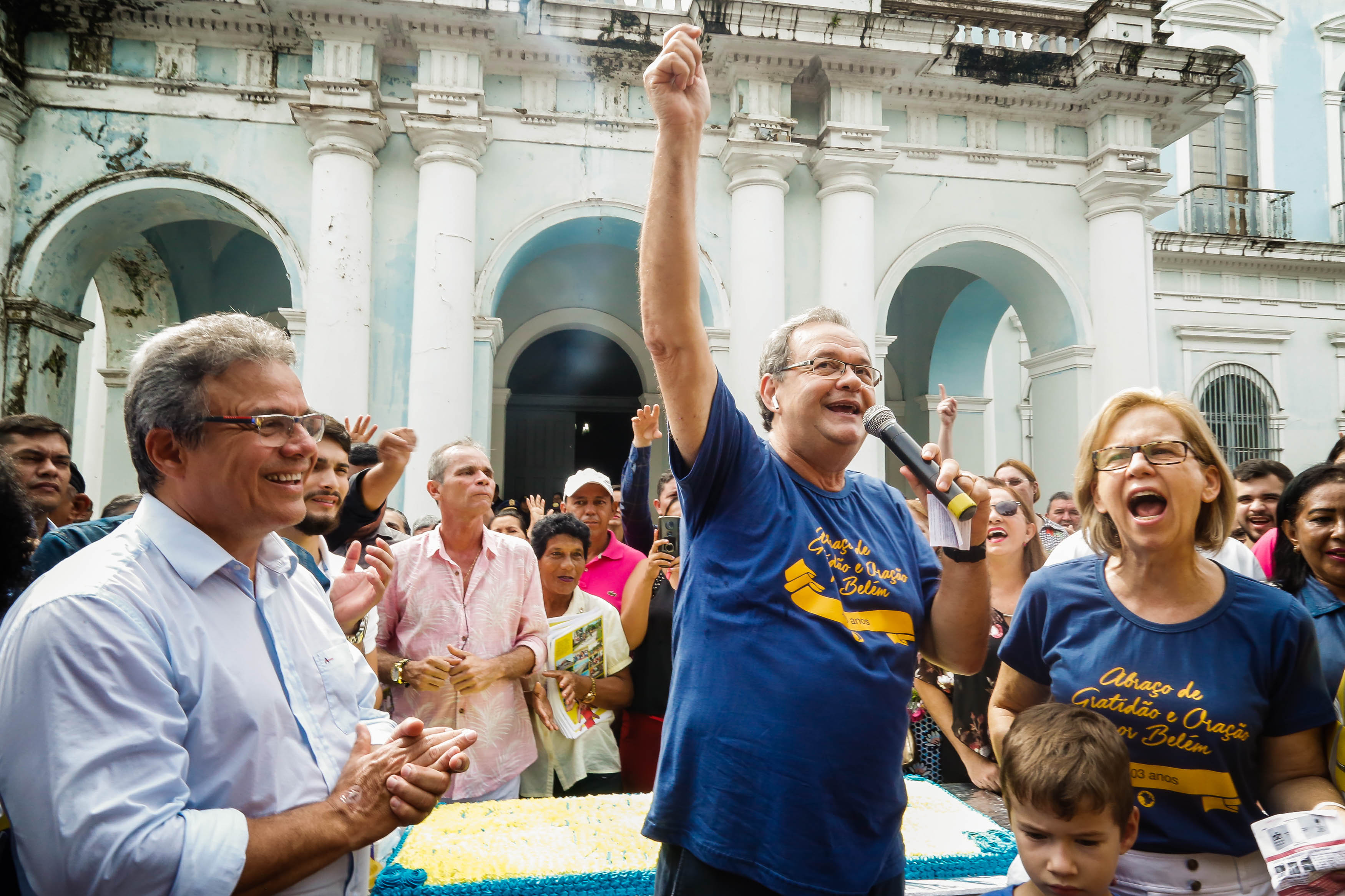 Belém celebra 403 anos de fundação com bolo de 20 metros e muitas bênçãos
