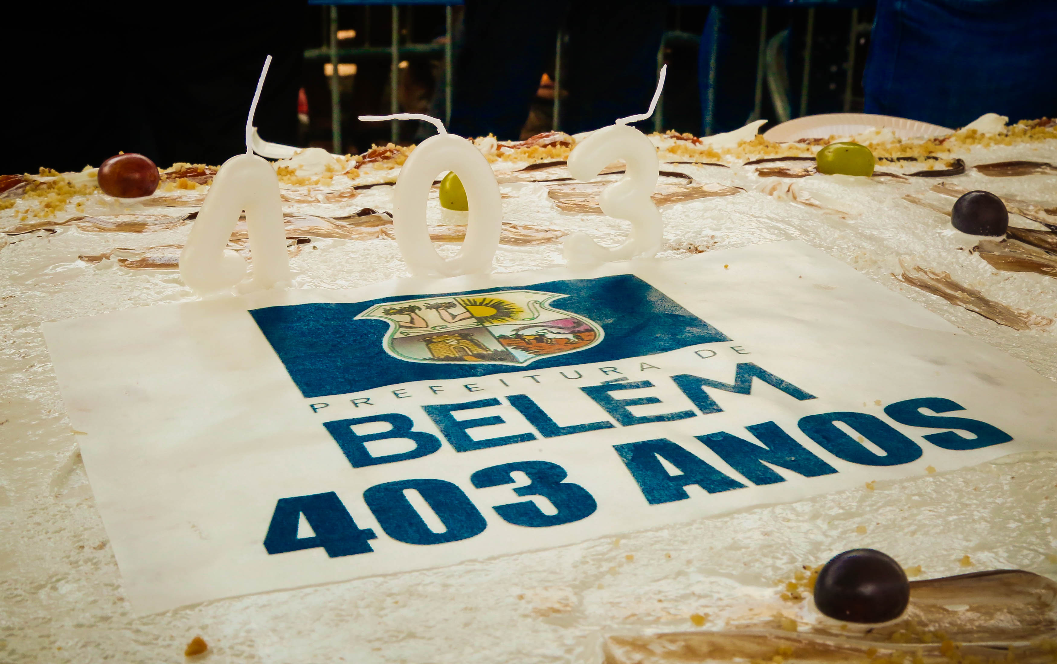Belém celebra 403 anos de fundação com bolo de 20 metros e muitas bênçãos