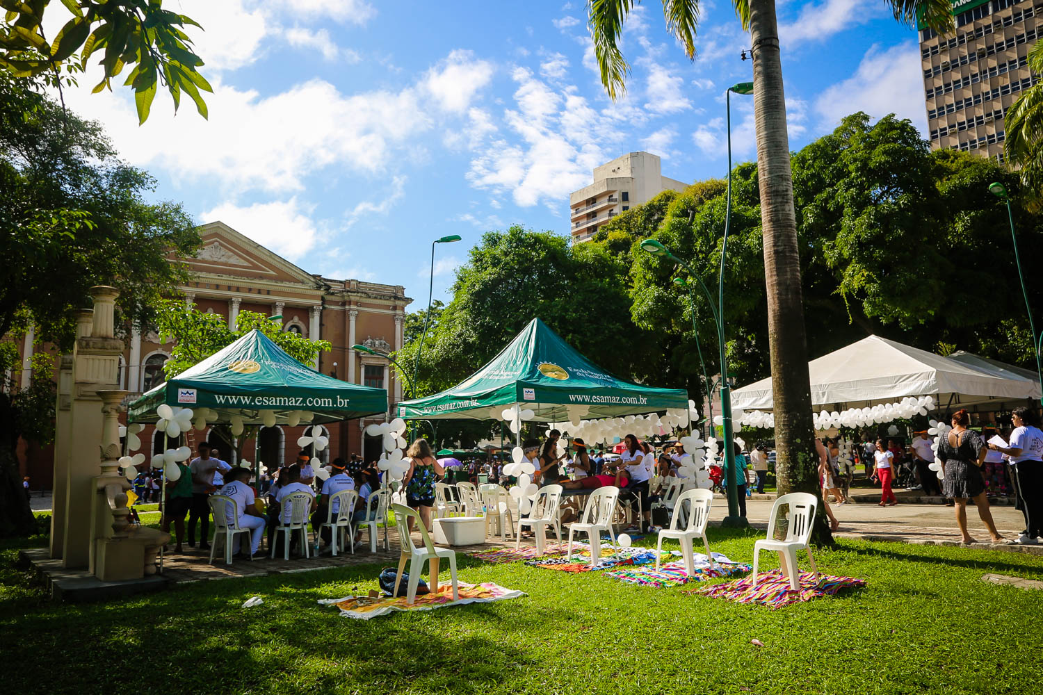 Atividades terapêuticas marcam campanha Janeiro Branco da Prefeitura de Belém