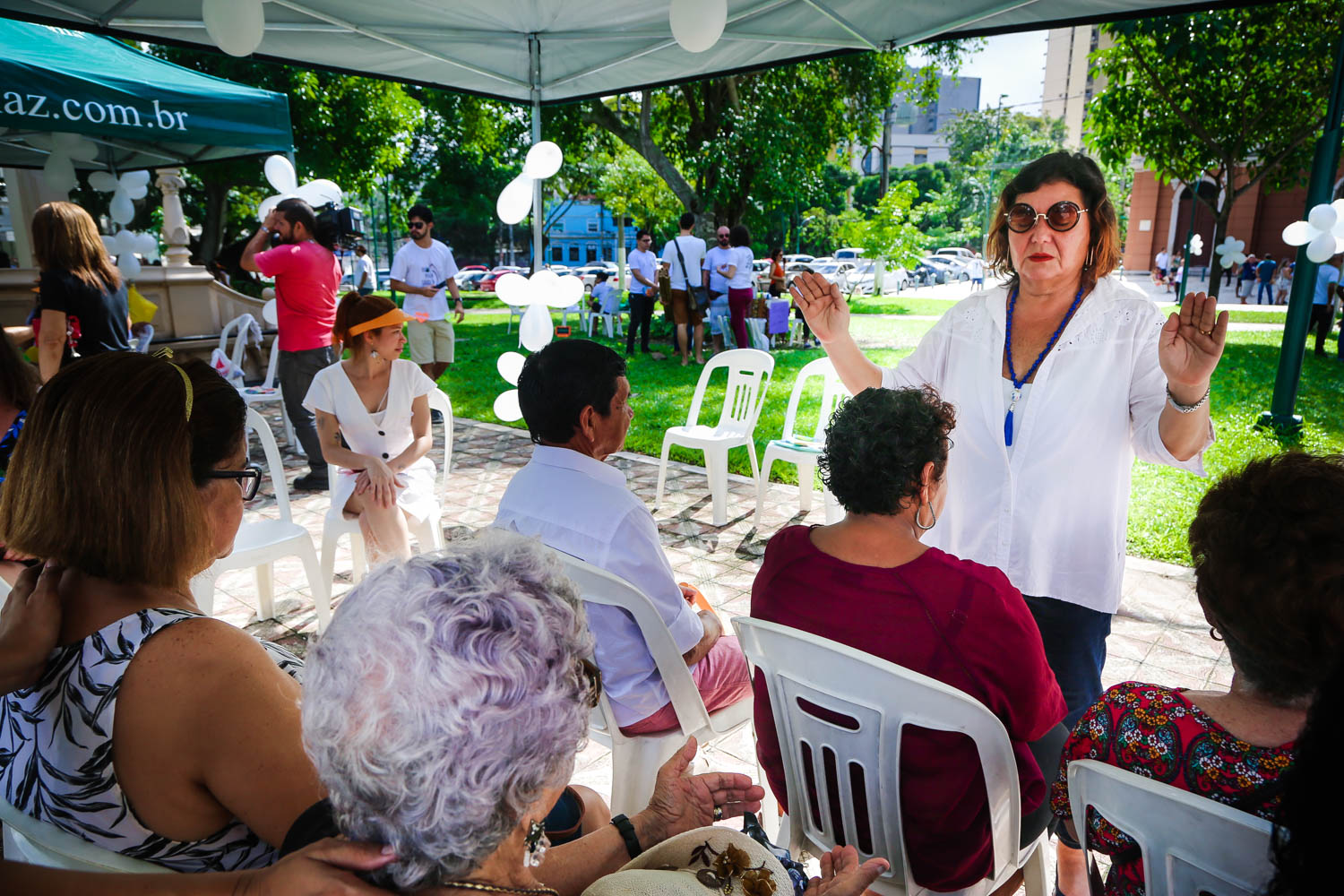 Atividades terapêuticas marcam campanha Janeiro Branco da Prefeitura de Belém