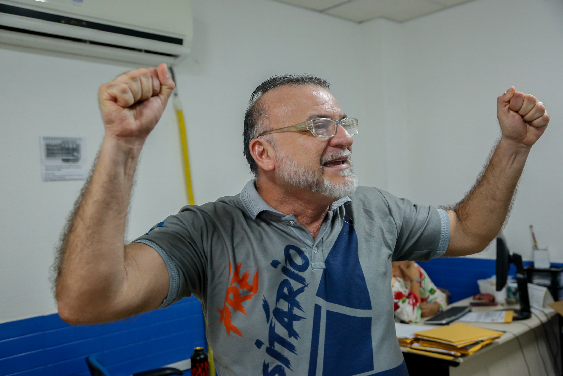 Alunos do Pré-Vestibular Municipal comemoram a aprovação na Universidade do Estado do Pará