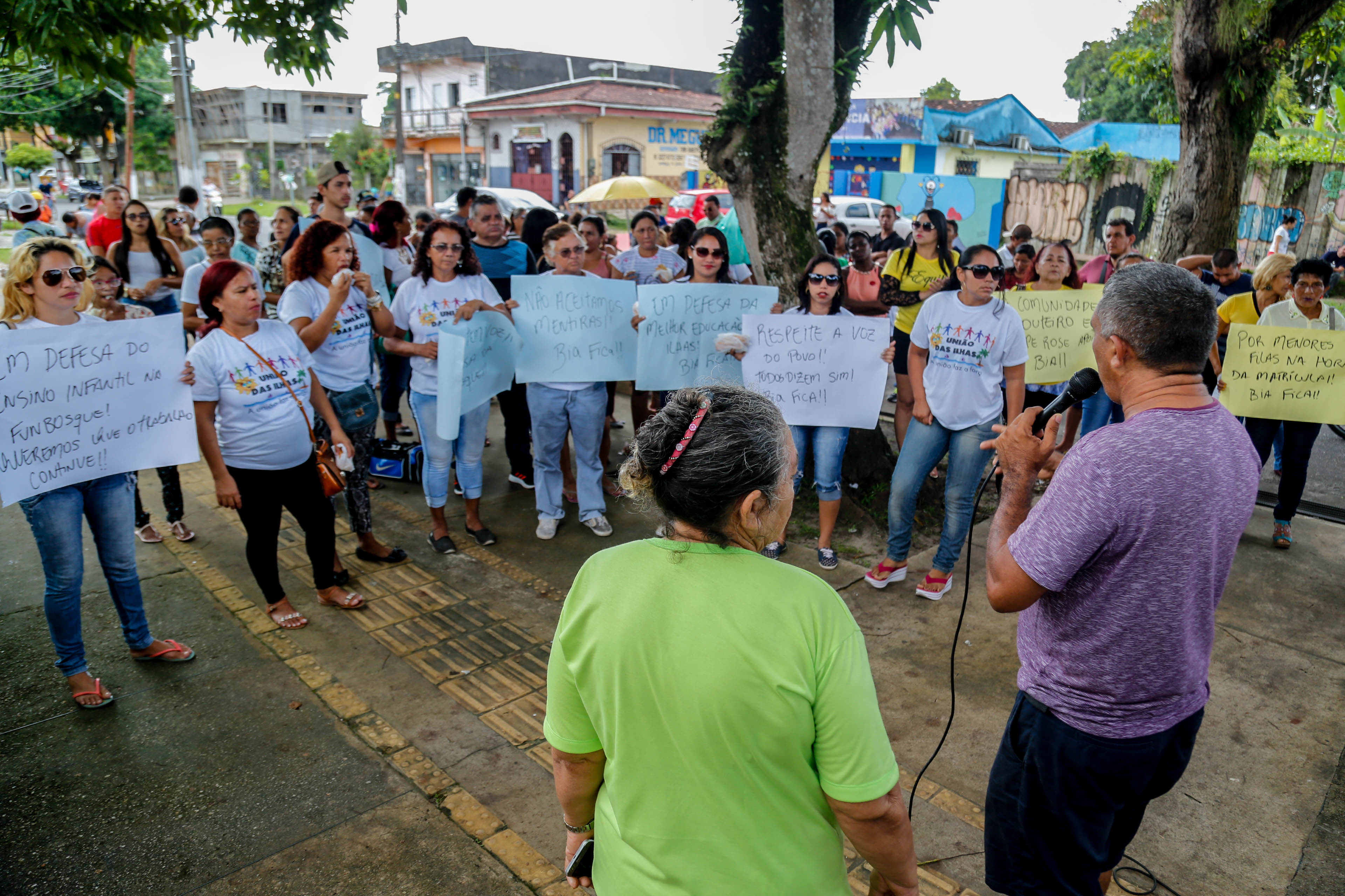 Comunidade de Outeiro se mobiliza em defesa da Escola Bosque