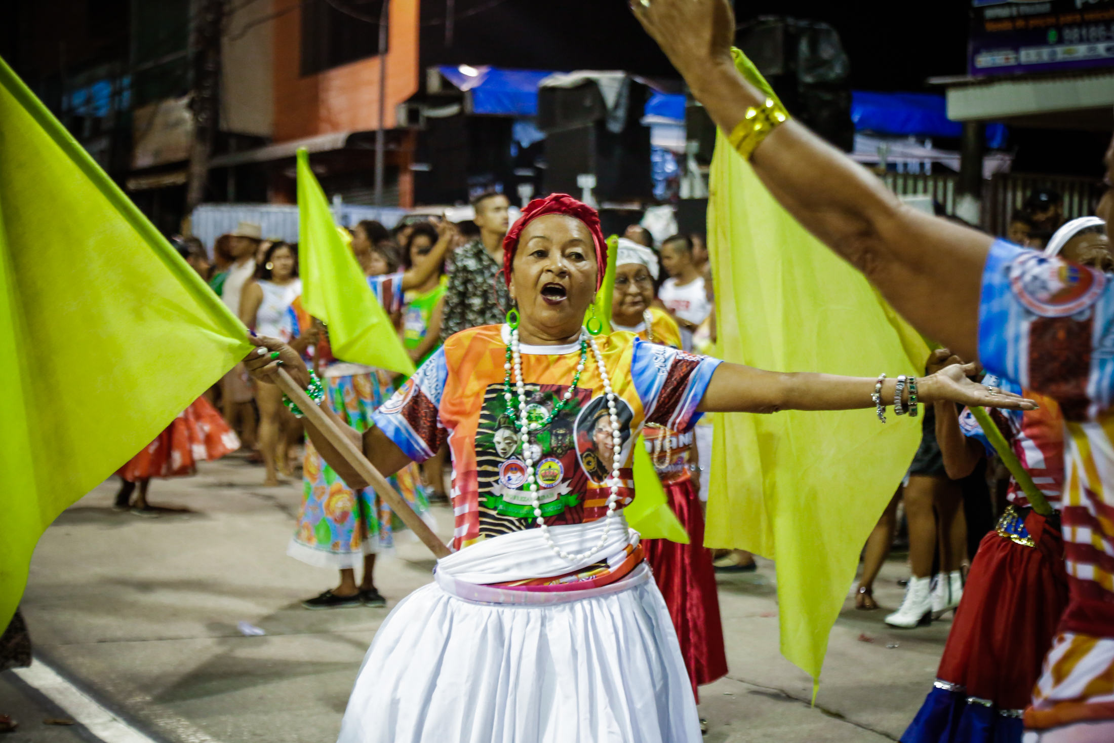 Primeiro dia de ensaio técnico das escolas de samba de Belém lota a Aldeia Amazônica