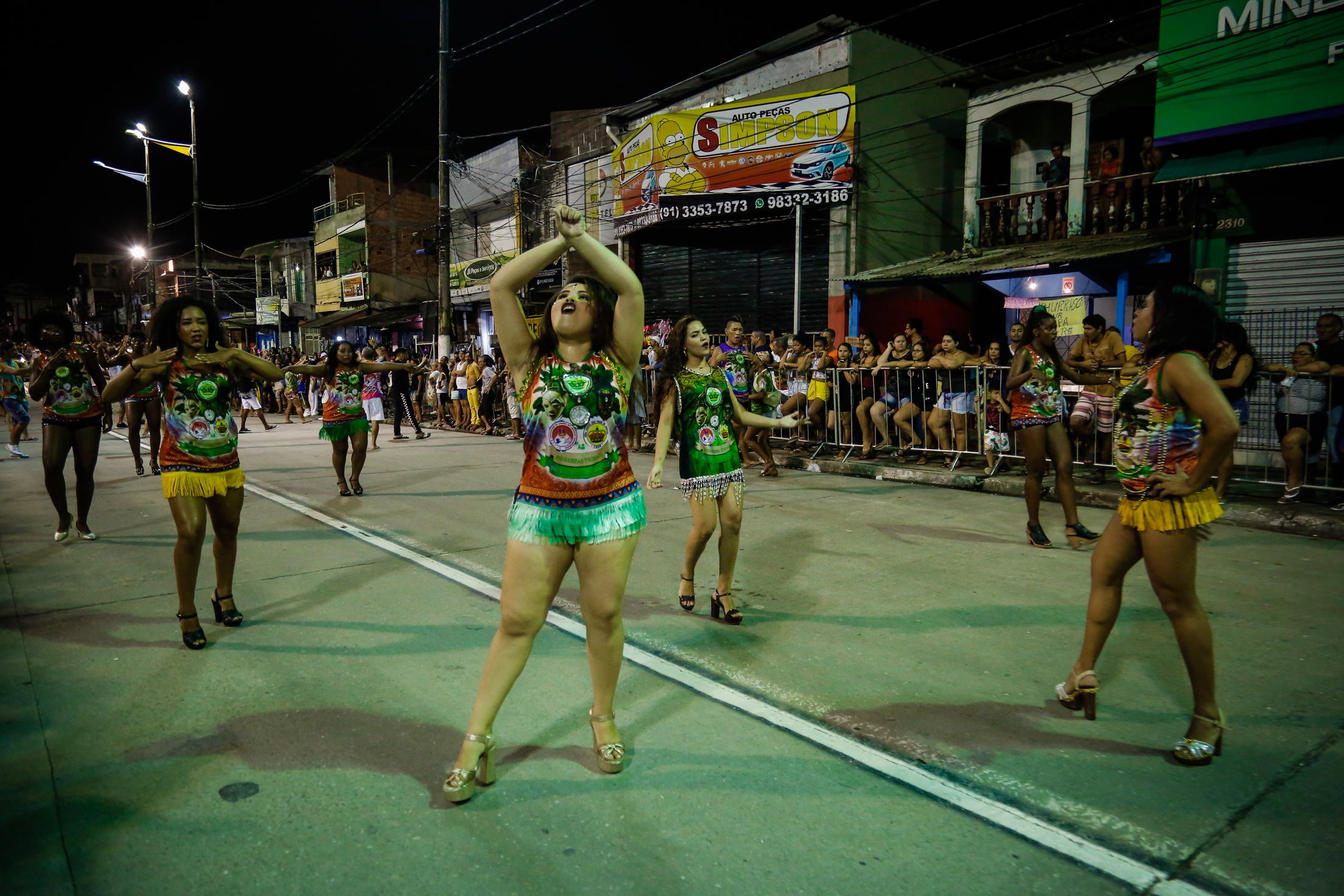 Primeiro dia de ensaio técnico das escolas de samba de Belém lota a Aldeia Amazônica