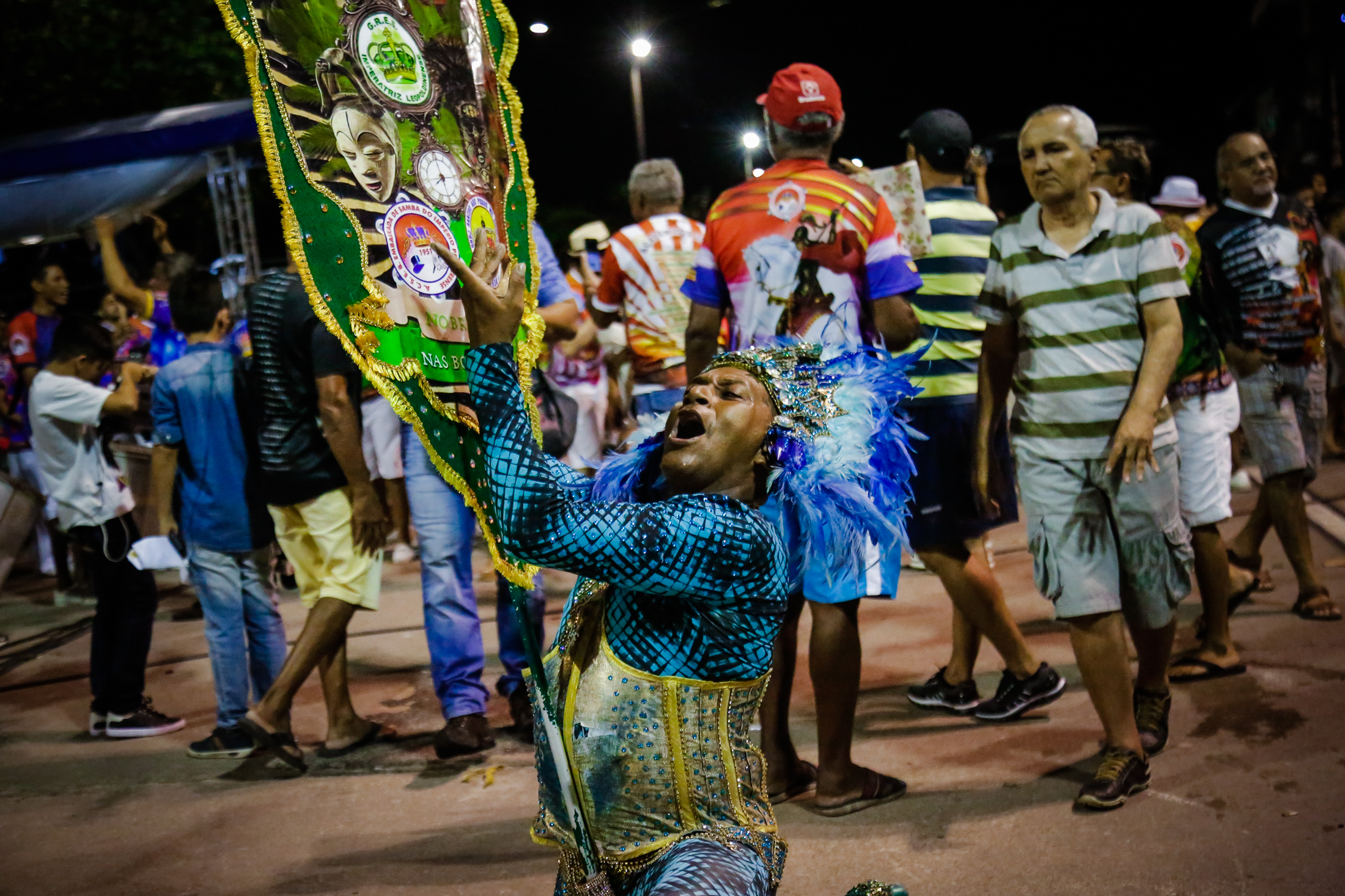 Primeiro dia de ensaio técnico das escolas de samba de Belém lota a Aldeia Amazônica