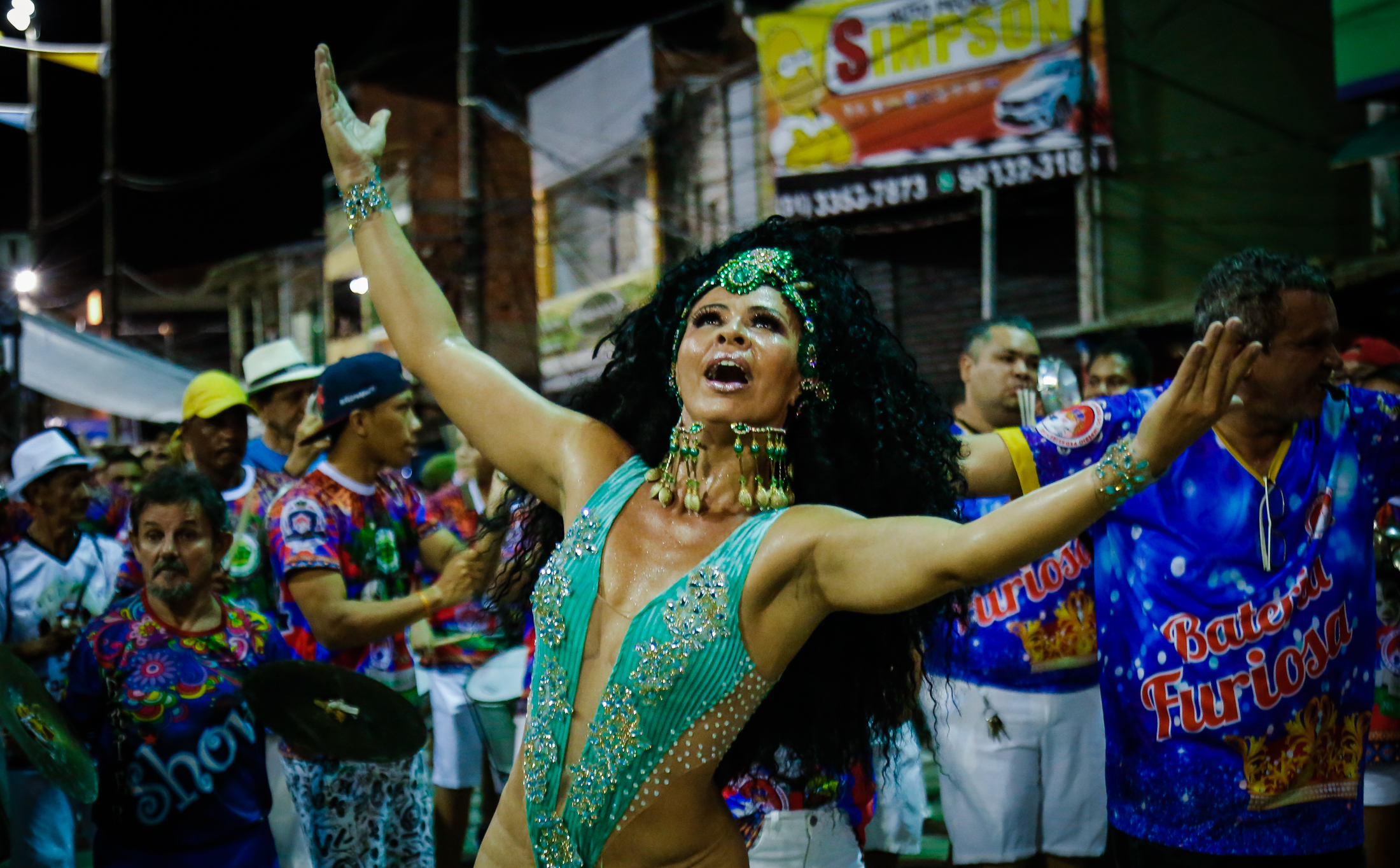 Primeiro dia de ensaio técnico das escolas de samba de Belém lota a Aldeia Amazônica