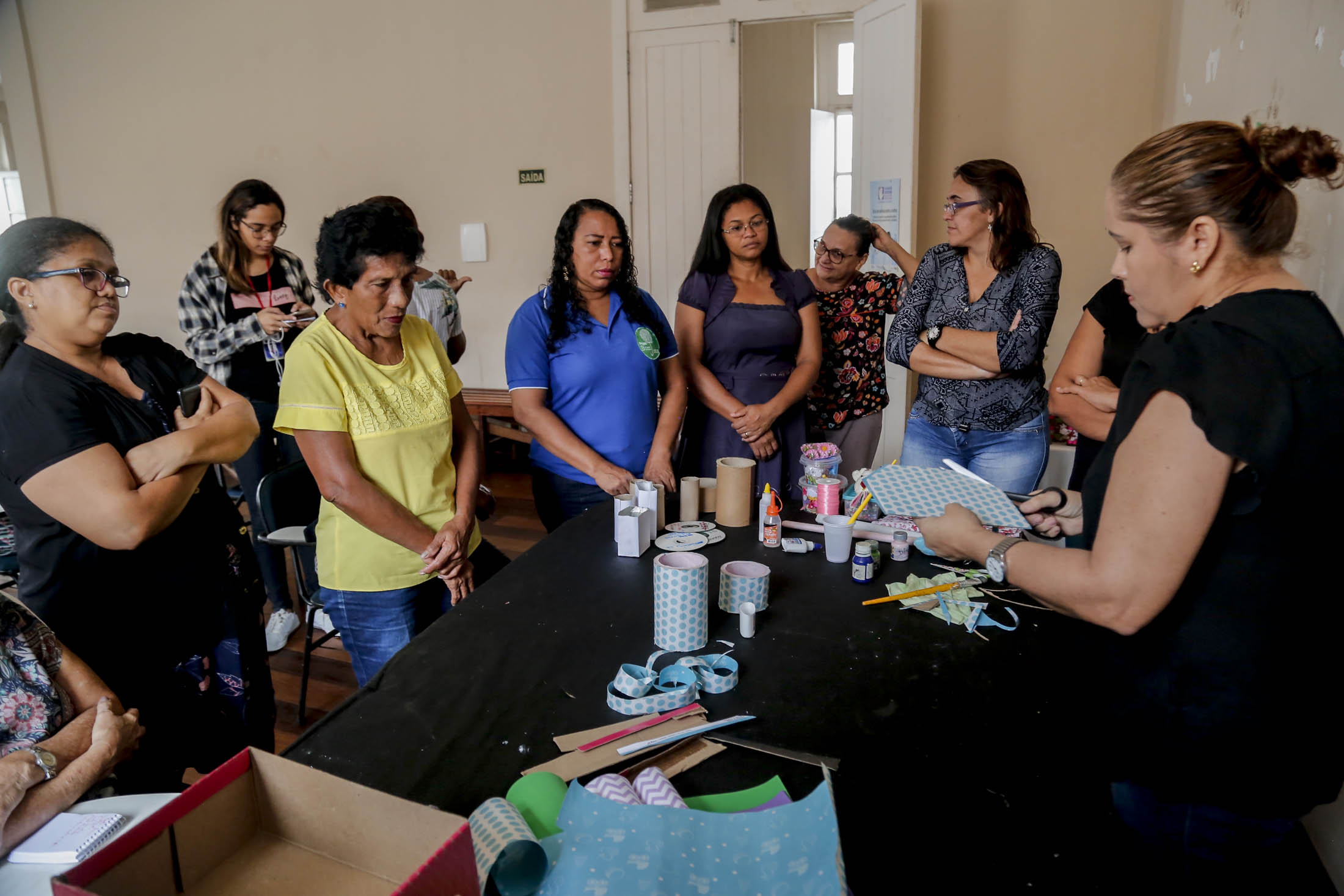 Combel realiza oficina de materiais recicláveis, conscientiza e empodera mulheres