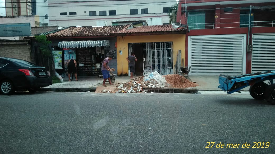 Fiscalização da Sesan combate a obstrução de vias públicas