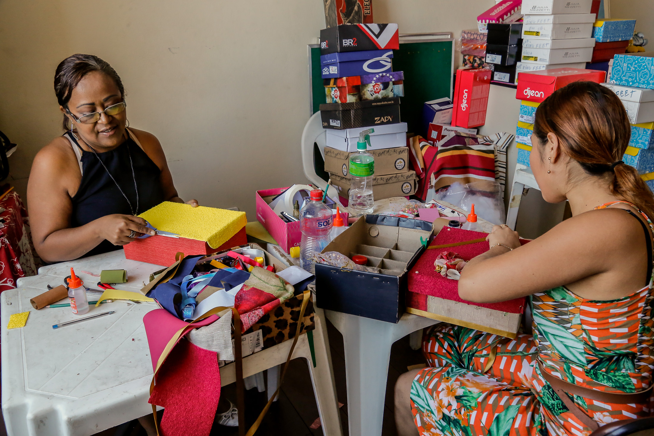 Empreendimento feminino faz parte do encerramento das oficinas de artesanato da Combel 