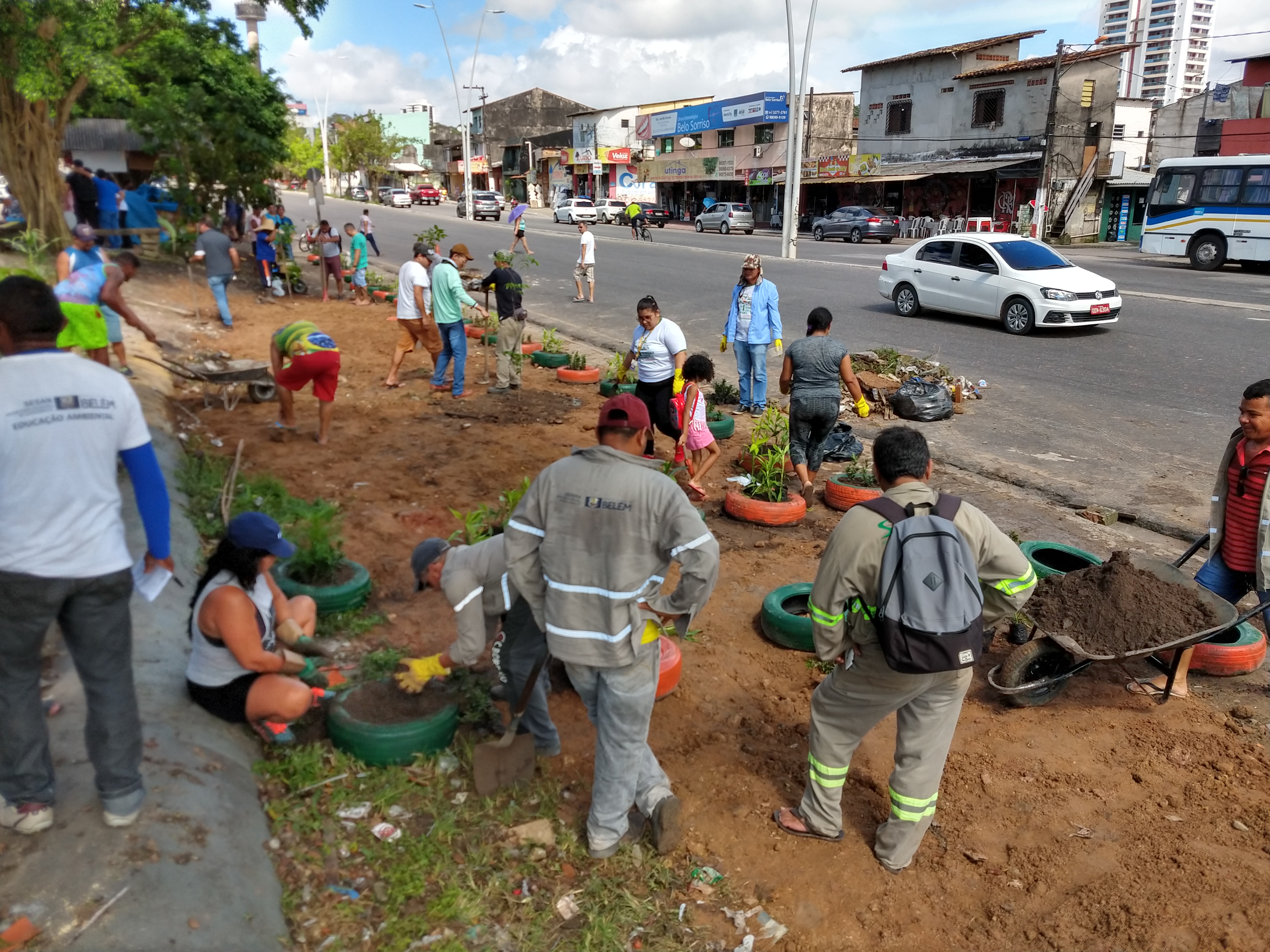 Projeto paisagístico chega ao bairro do Curió-Utinga