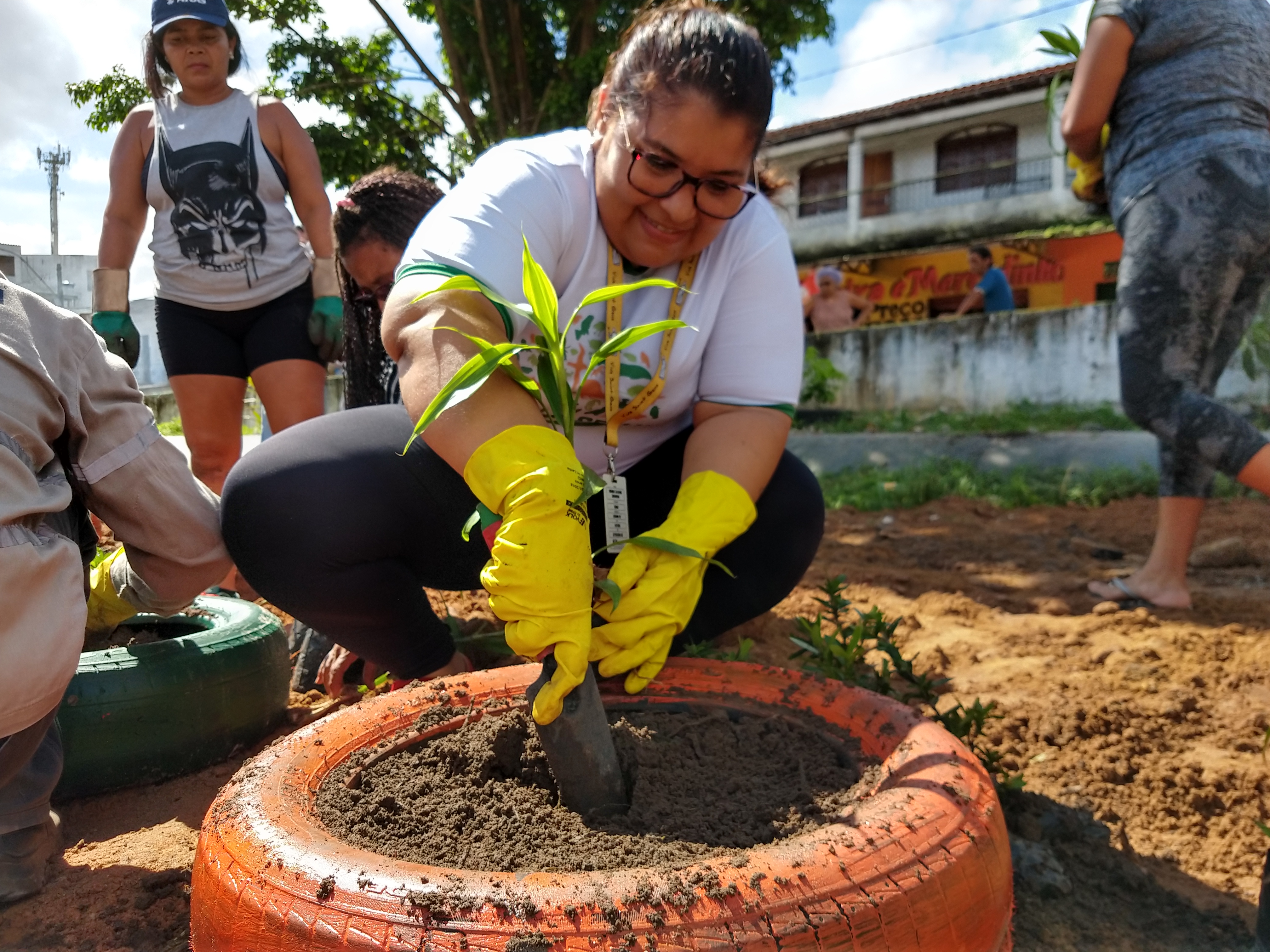 Projeto paisagístico chega ao bairro do Curió-Utinga