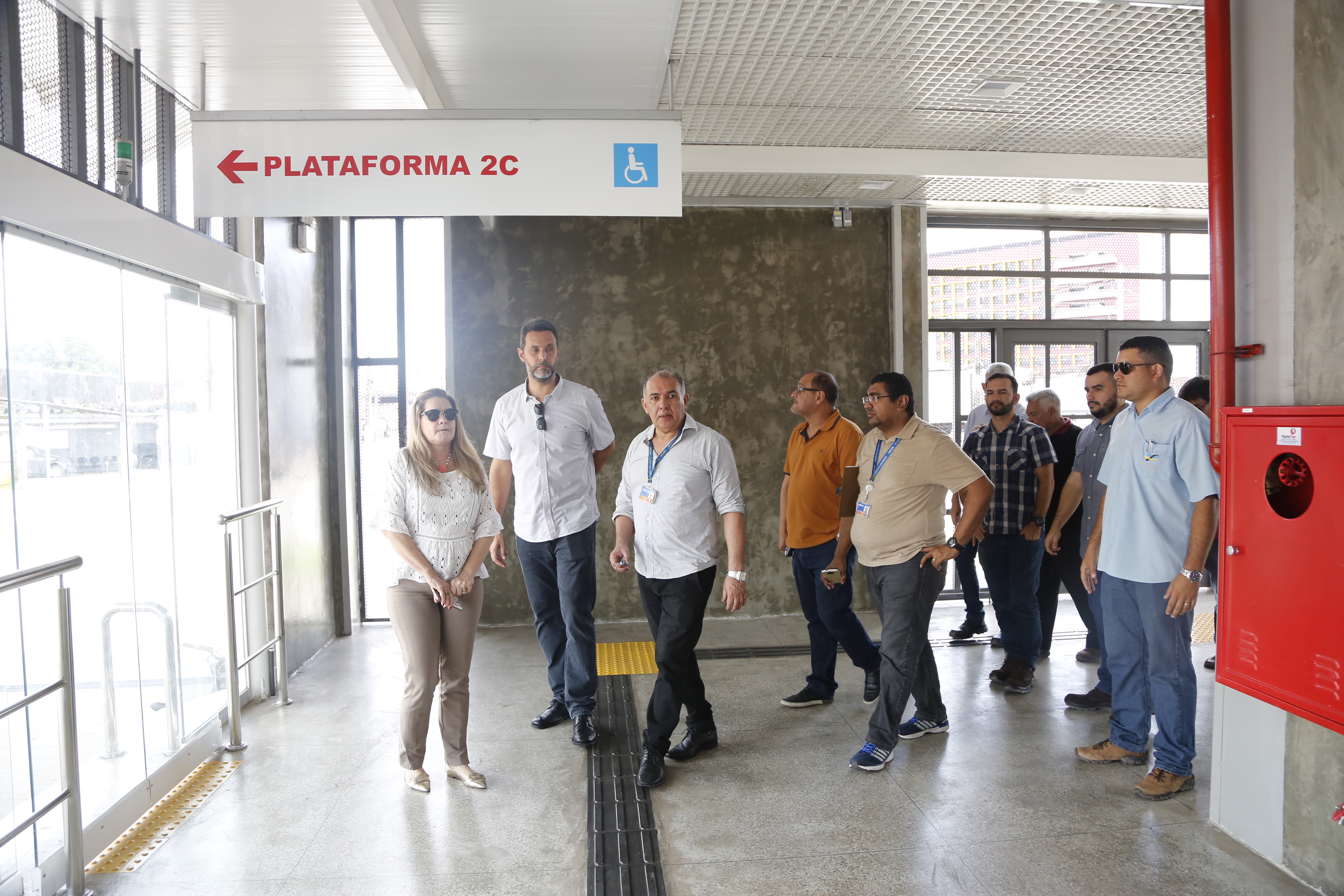 Comitê Gestor do FGTS visita andamento das obras do BRT na Augusto Montenegro
