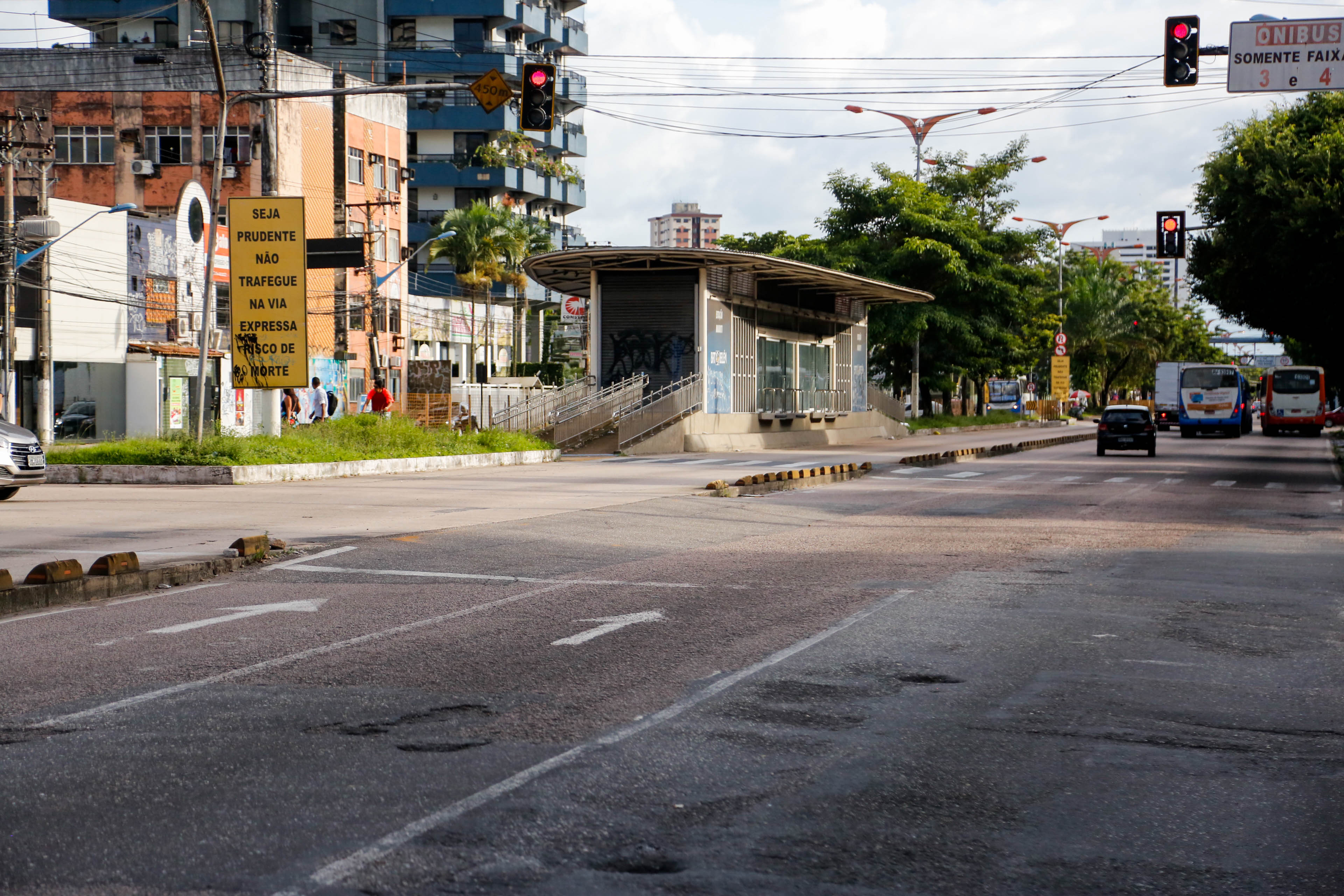 Pistas do BRT da avenida Almirante Barroso já estão liberadas  