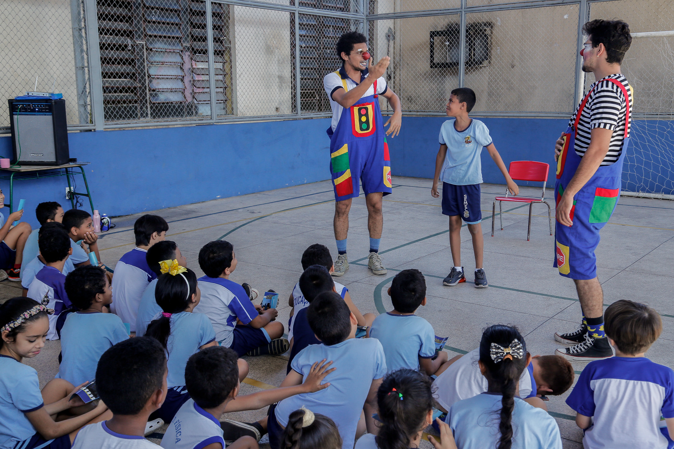 Escola Municipal Josino Viana recebe ações do Movimento Maio Amarelo