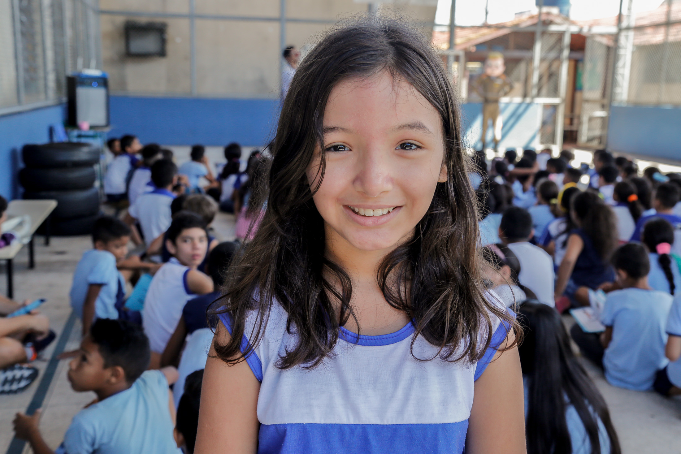 Escola Municipal Josino Viana recebe ações do Movimento Maio Amarelo
