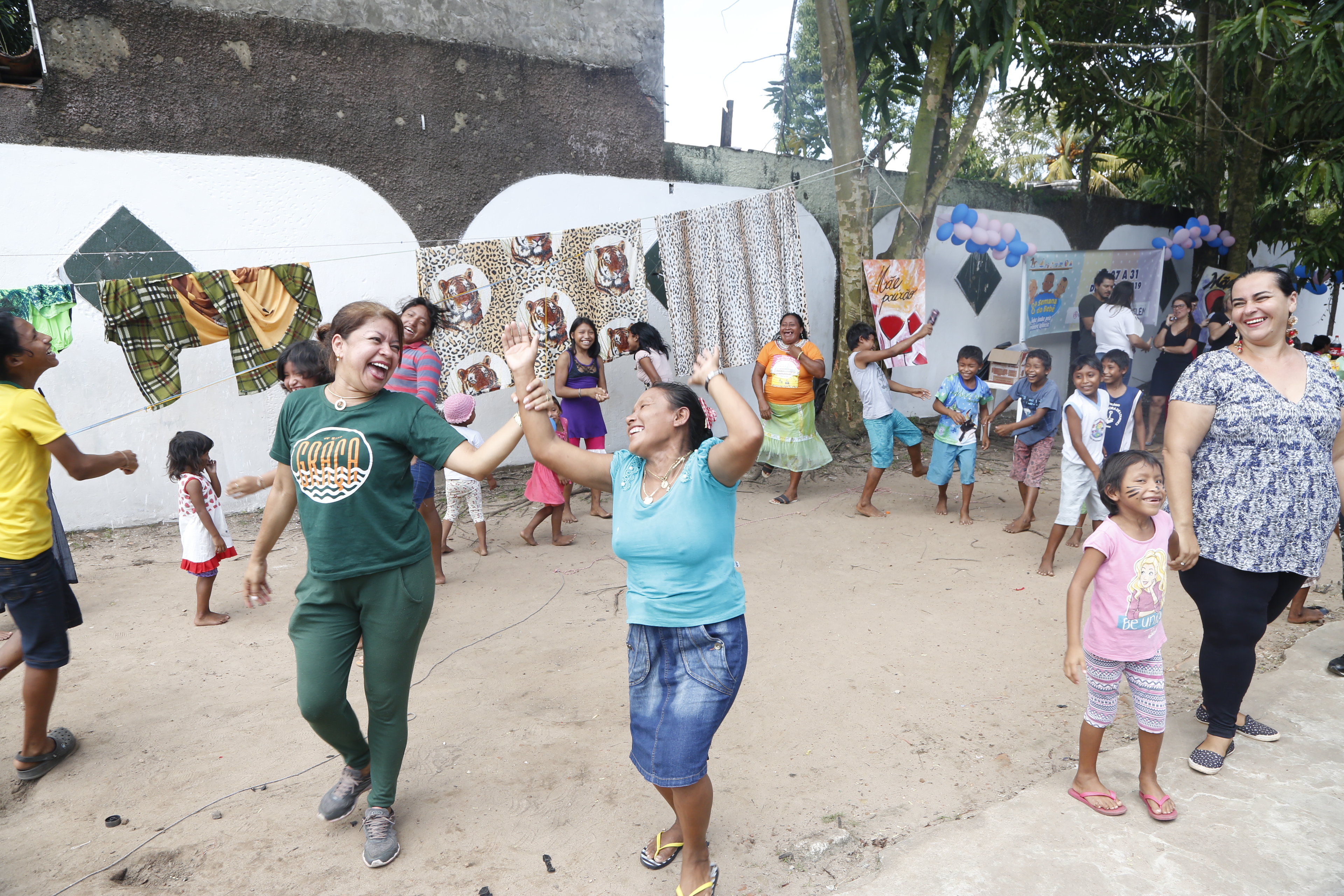 Migrantes venezuelanos participam de programação lúdica e especial  
