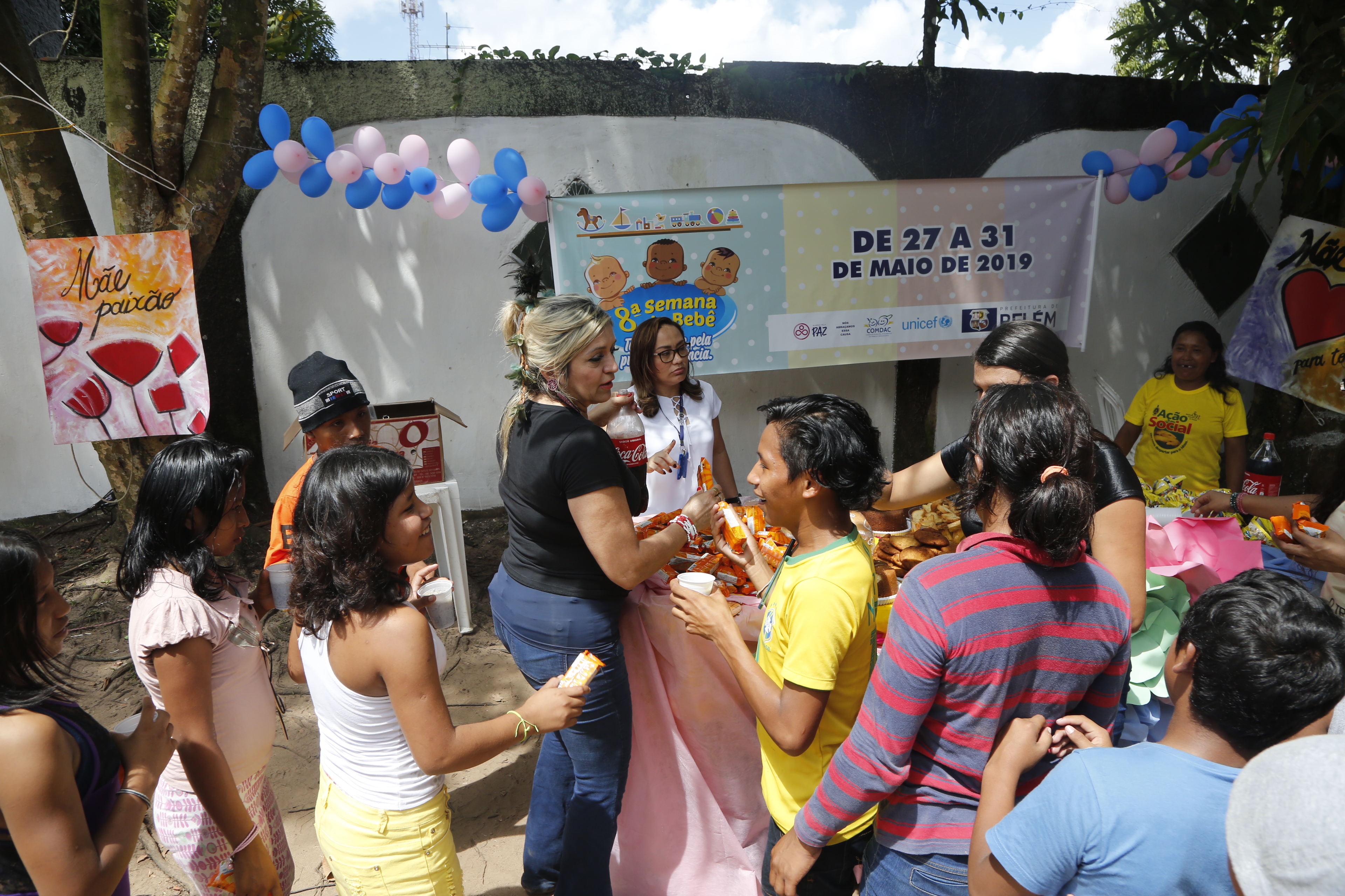 Migrantes venezuelanos participam de programação lúdica e especial  