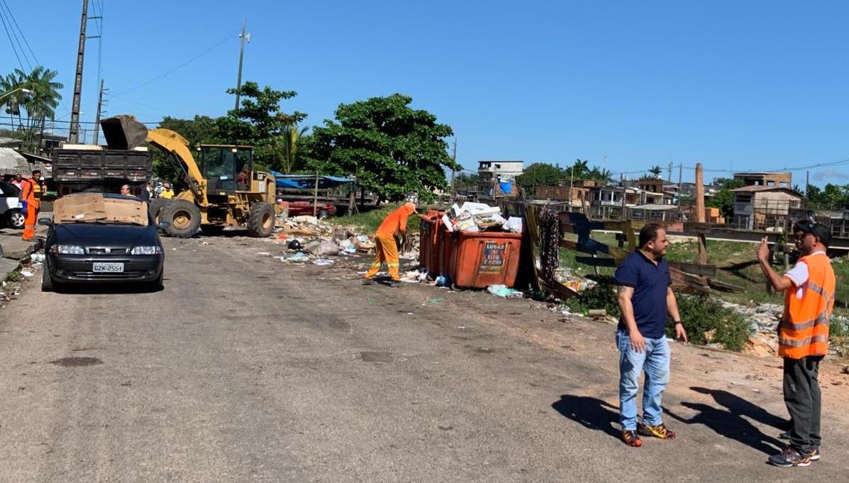 Mutirão de limpeza da Prefeitura de Belém recolhe 370 toneladas de lixo no município