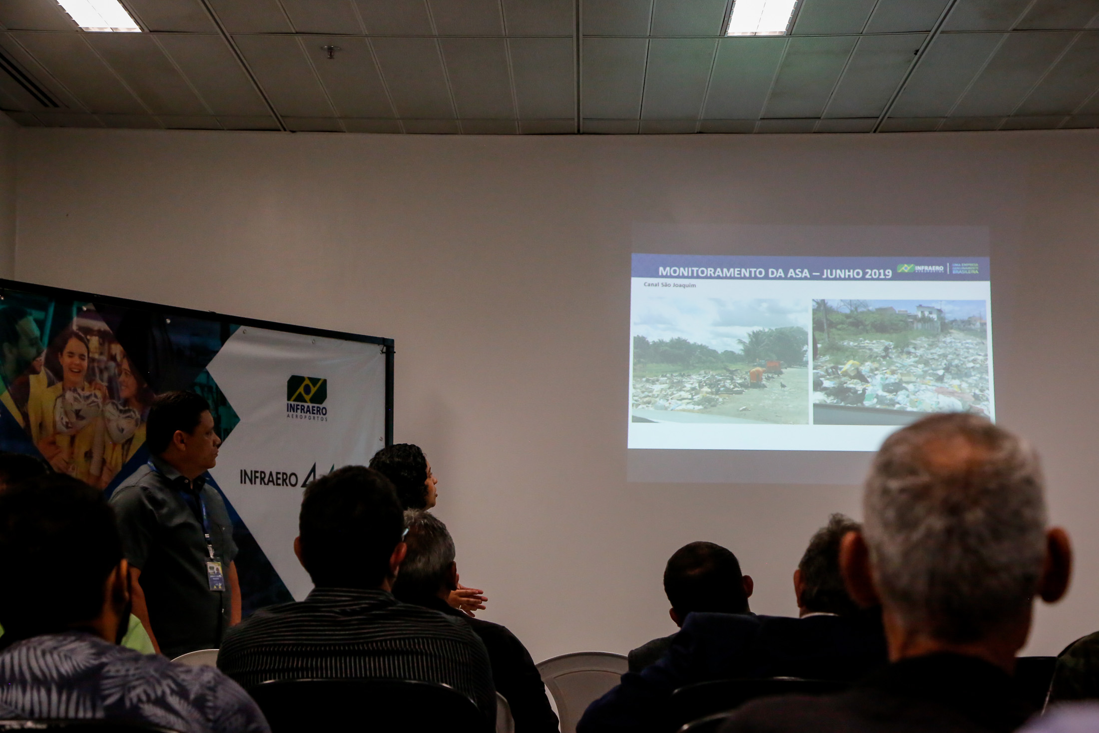 Secretaria de Saneamento participa de reunião na Infraero 