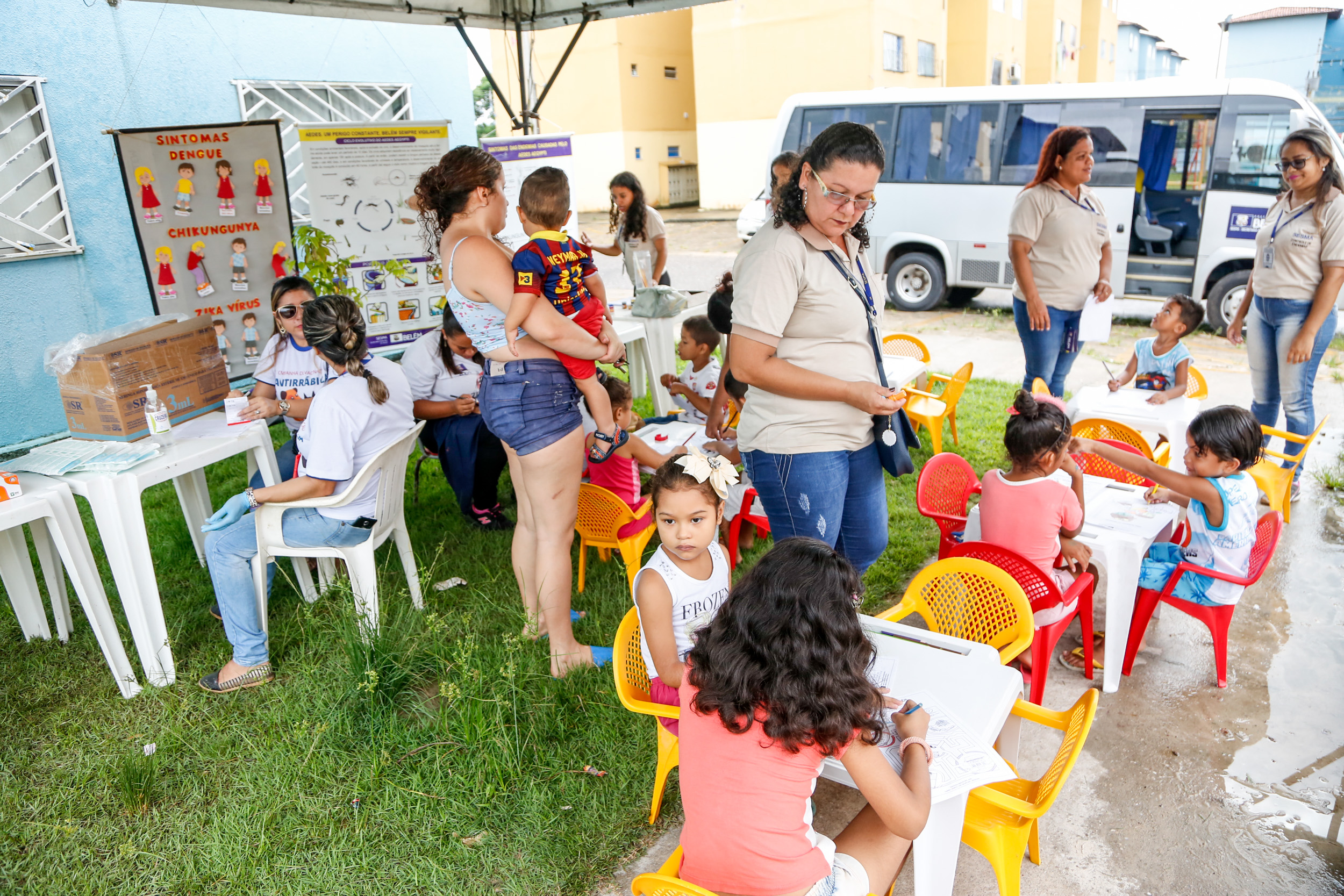 Prefeitura leva serviços de saúde aos moradores do Residencial Viver Primavera